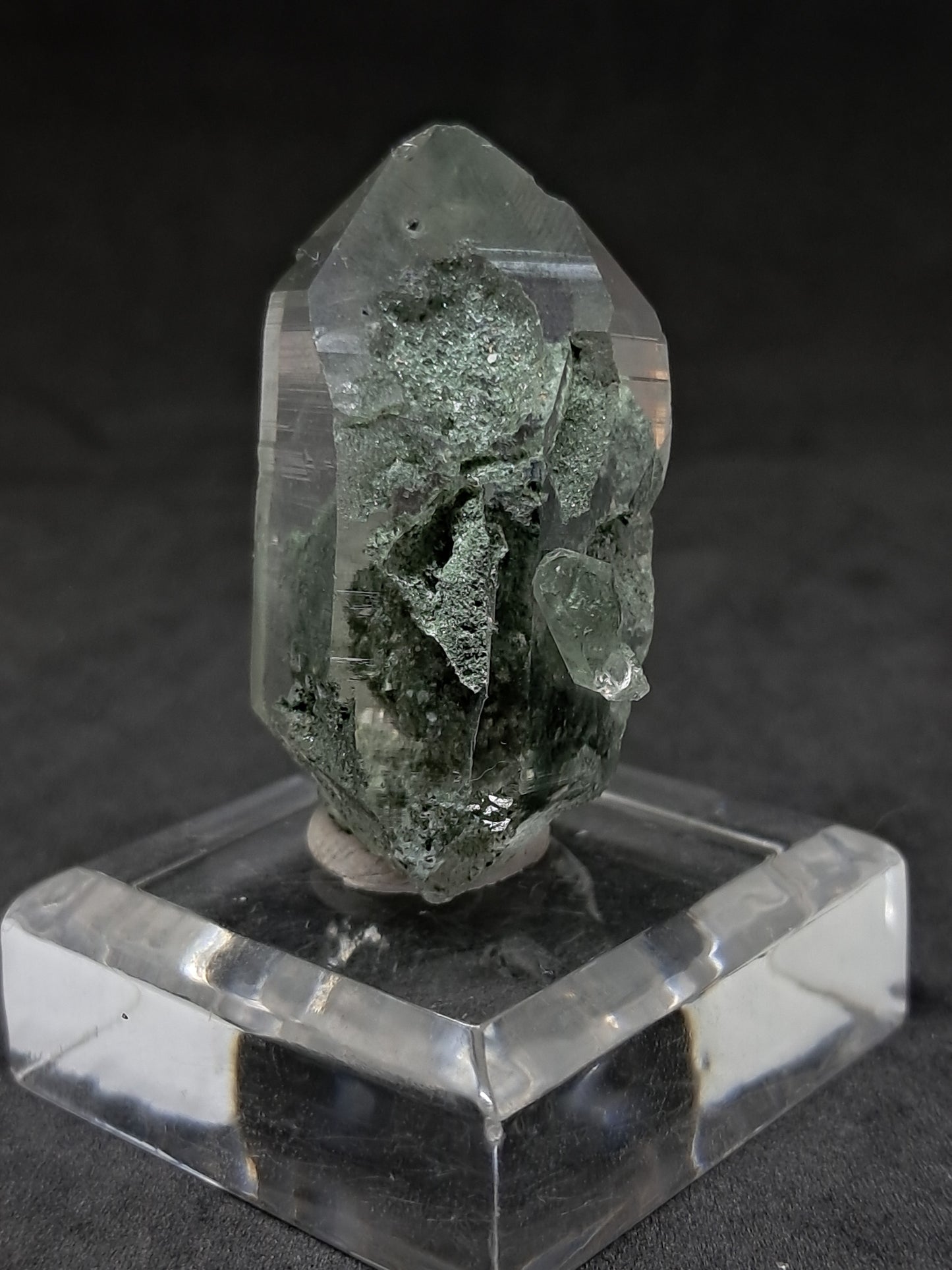 Chlorite Phantom Quartz (Kullu) Natural Crystal | Garden Chamanic #CQ82