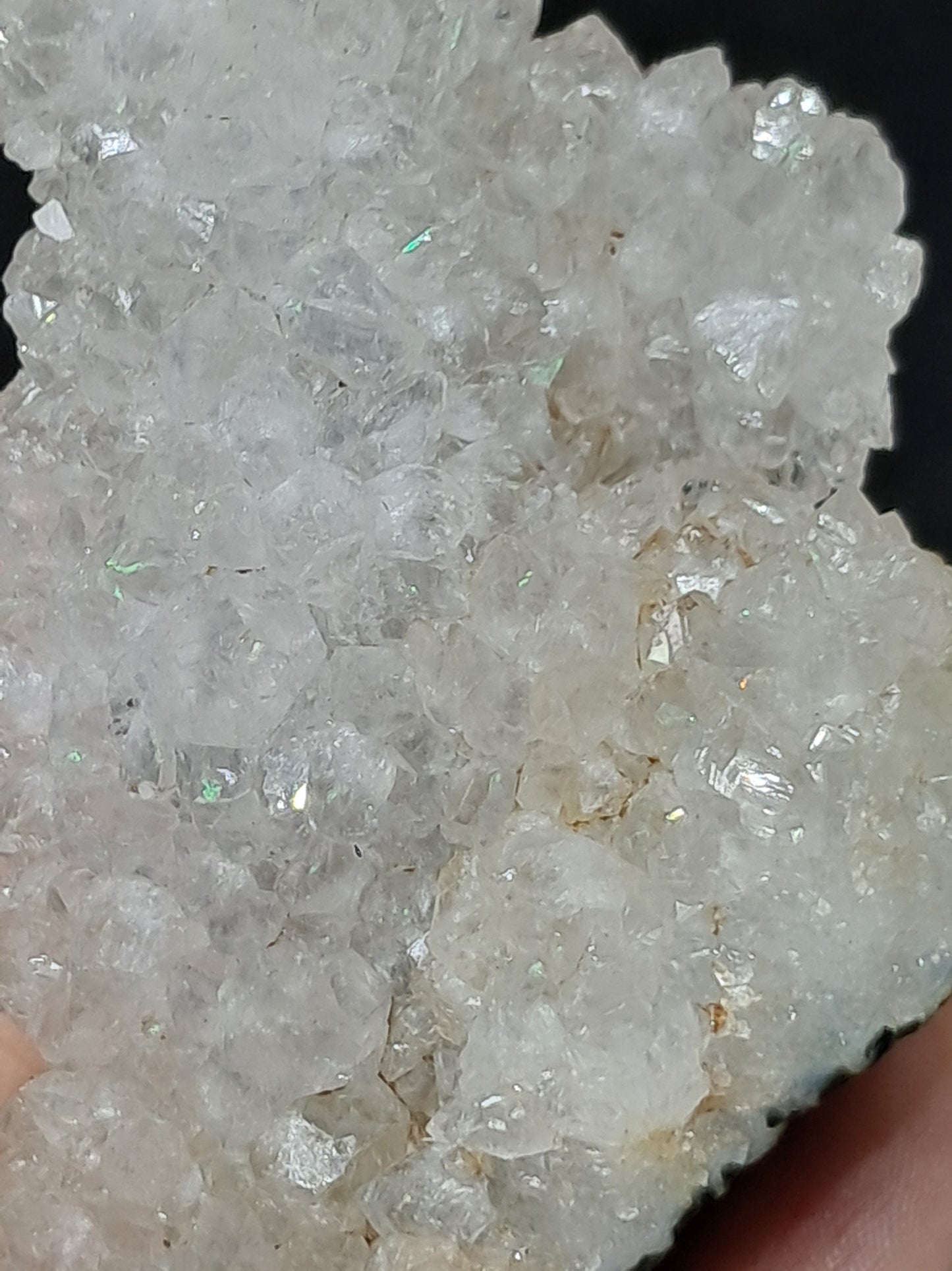 Cuarzo Iris (Aurangabad) | Anandalita | Estalactita | Cristal natural n.° AQ44