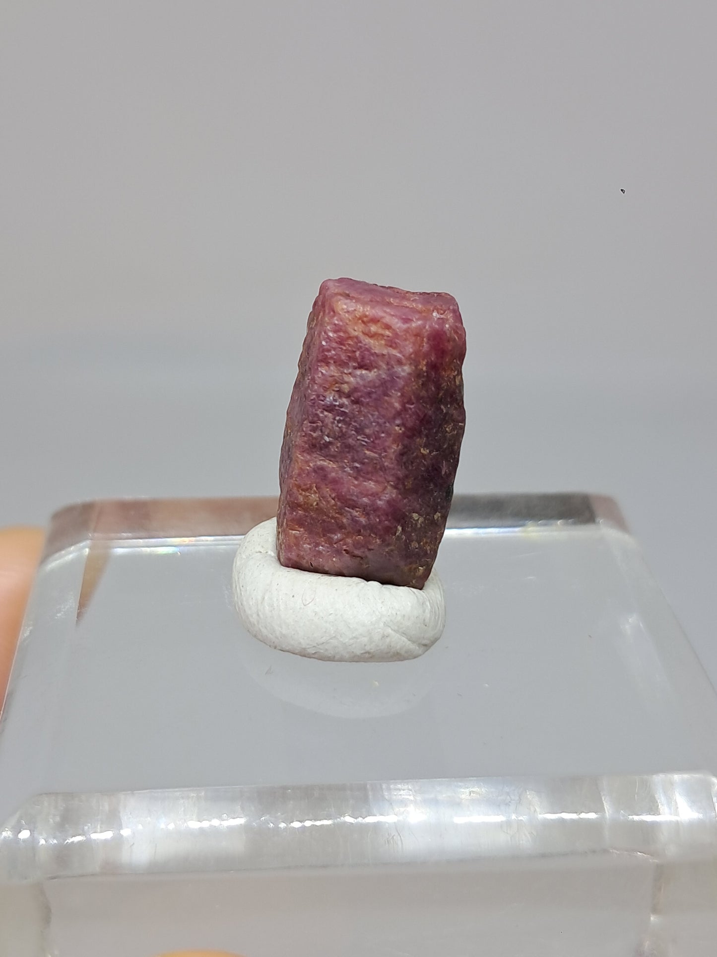 Cristal de Rubí en Bruto (Tamil Nadu) Piedra Natural | Muestra Mineral #RB30