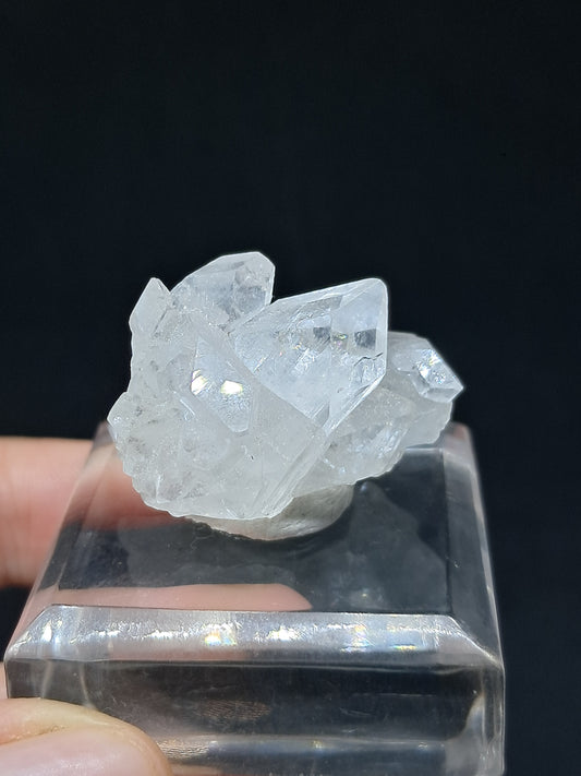 Clear Apophyllite Cluster (Ajanta) Natural Crystal | Mineral Specimen #AP52