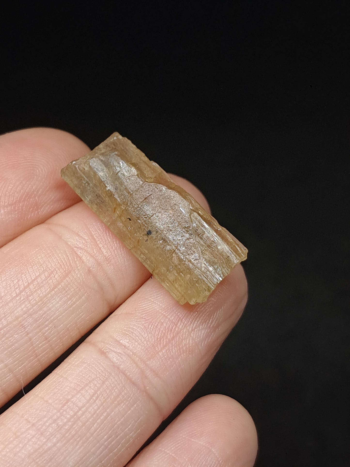 Fluorescent Natural Scapolite Crystal (Karur) UV Reactive | Rough Stone | Mineral Specimen #SCP13