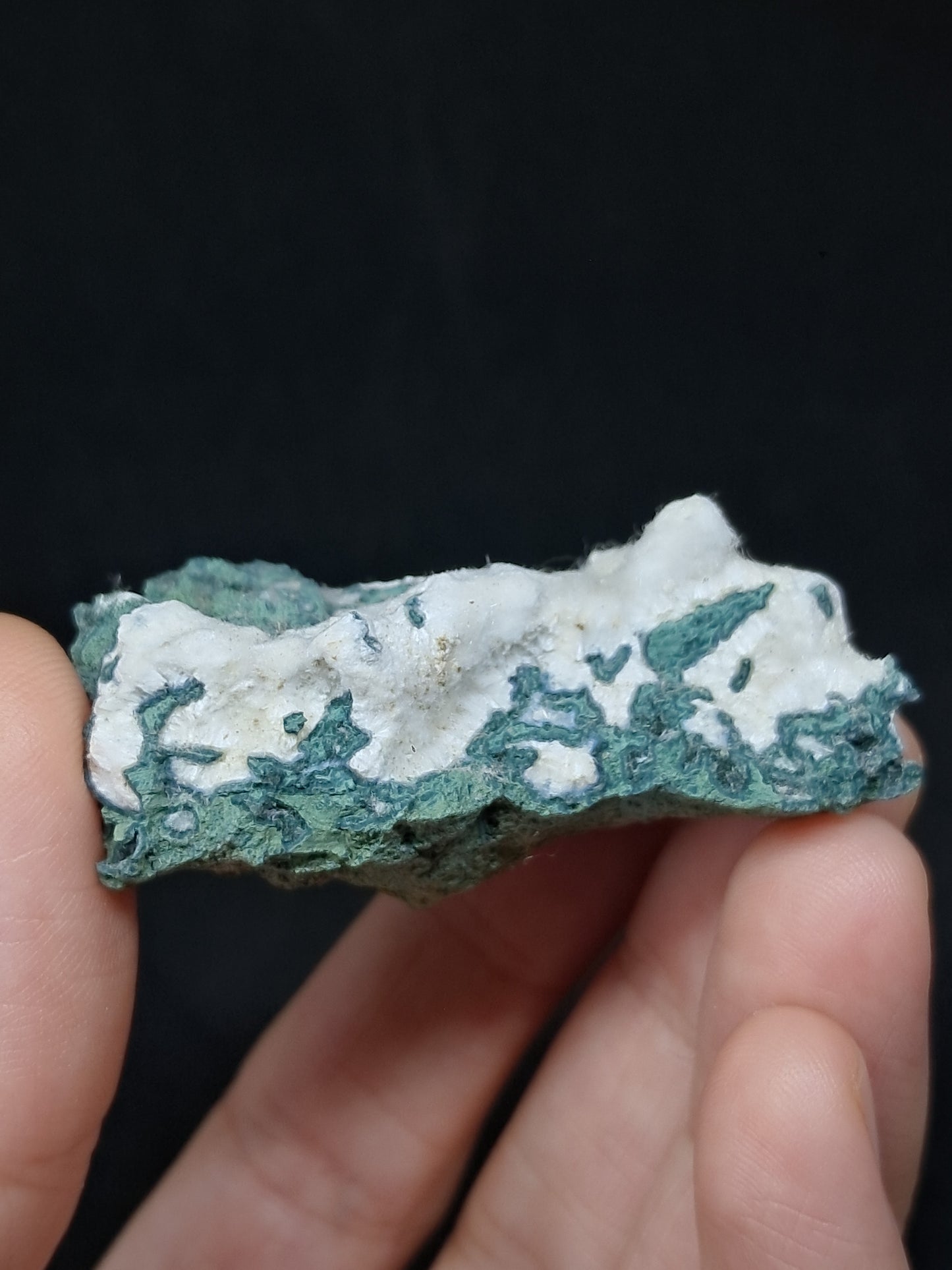 Okenite on Chalcedony (Mumbai) Mineral Specimen | Natural Crystal #OK40