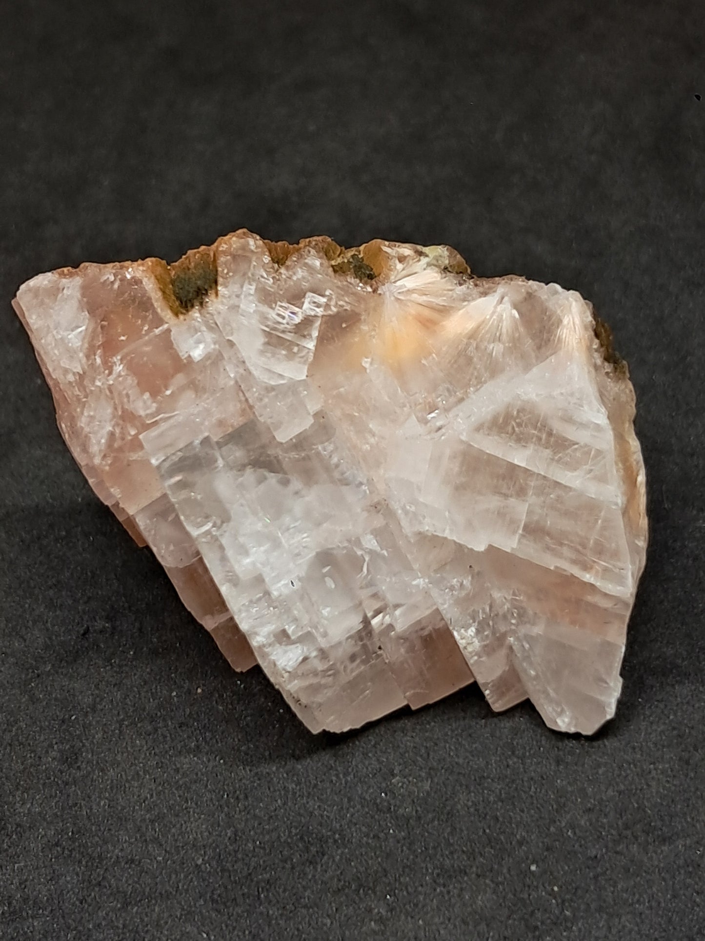 Calcita Rojiza/Rosa con Mesolita *Hallazgo Raro* (Pithampur) Cristal Natural | Piedra Bruta | Muestra Mineral #CA38