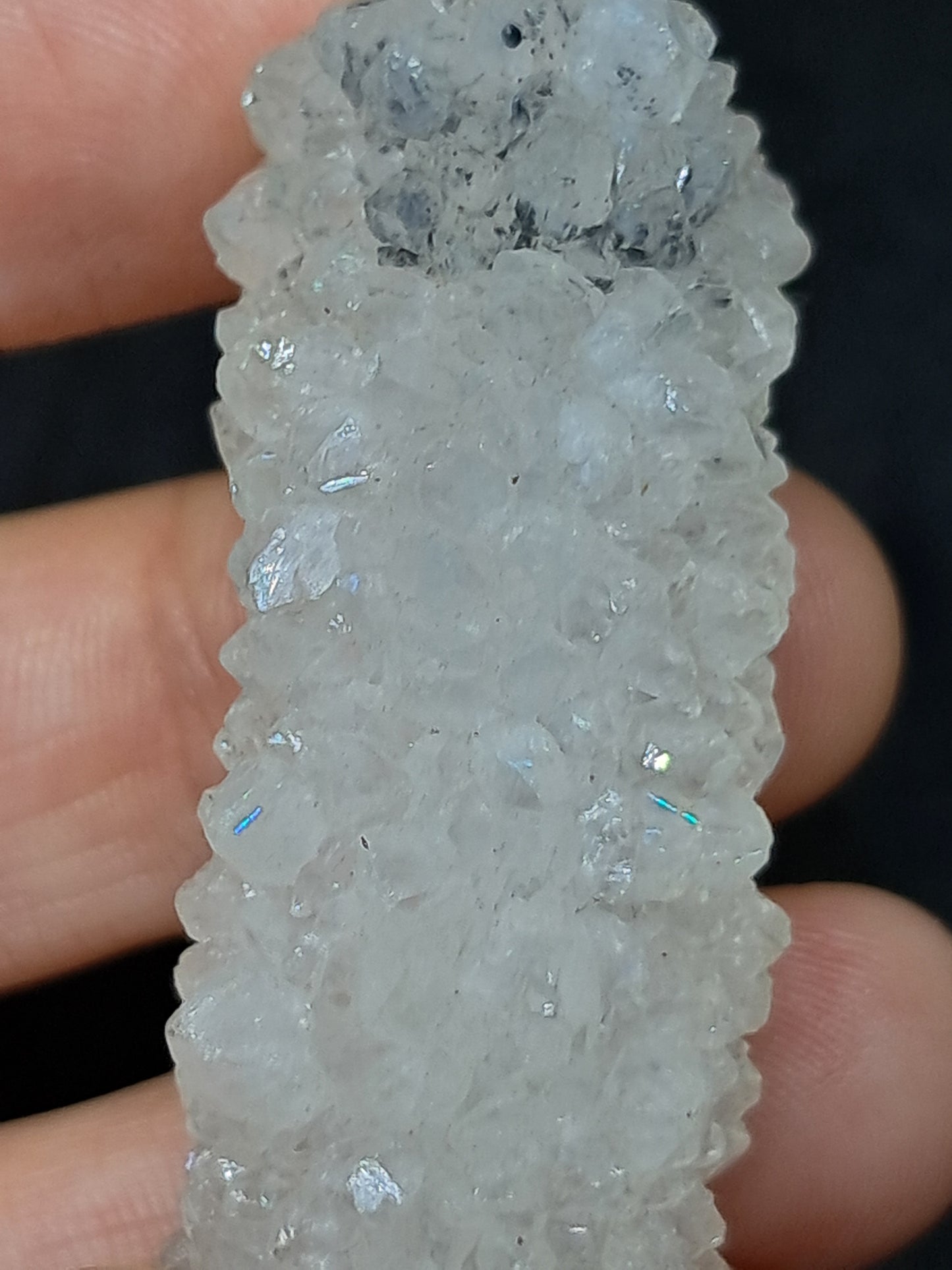 Iris Quartz (Aurangabad)| Anandalite | Stalactite | Natural Crystal #AQ32