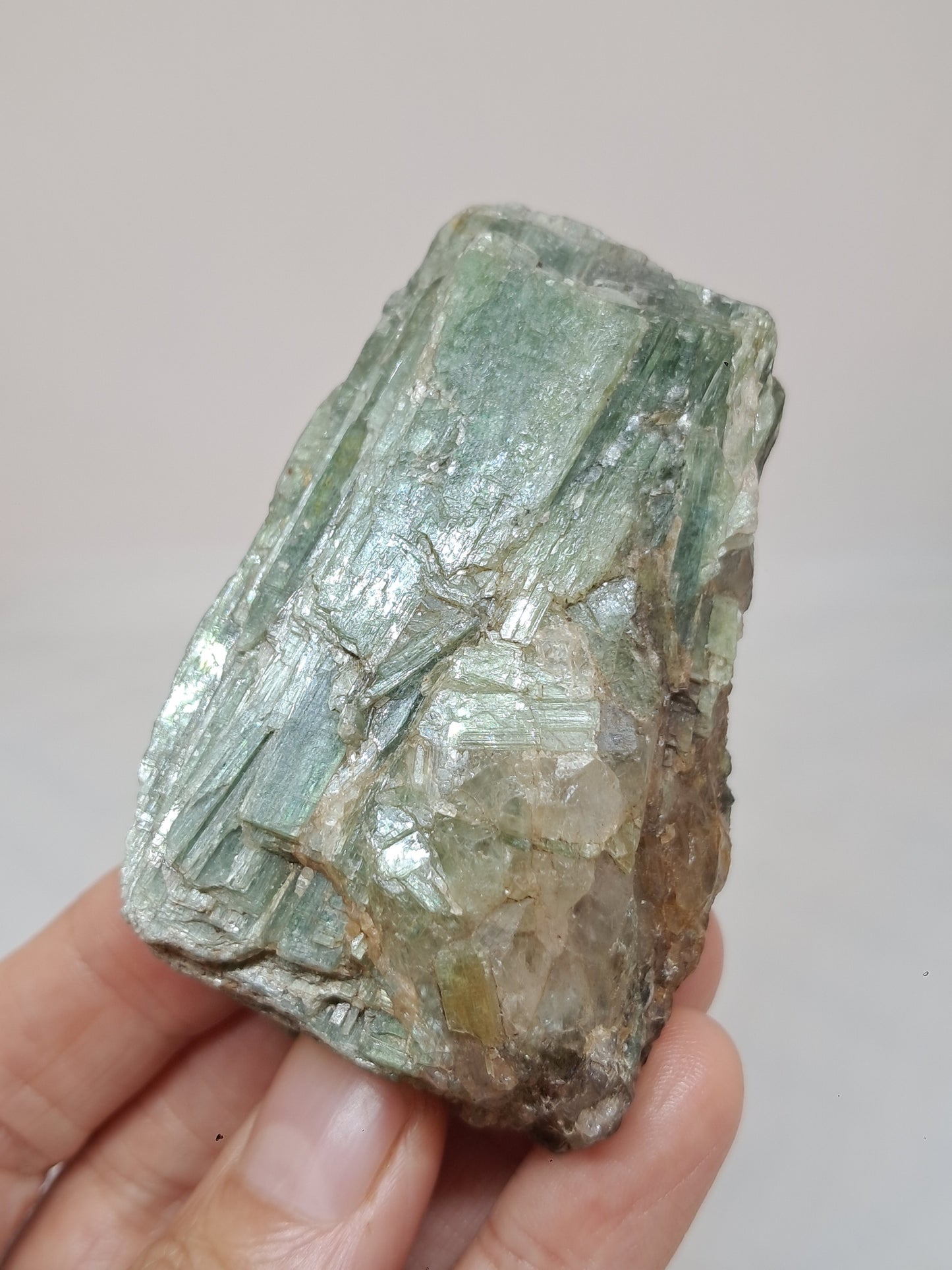 Green Kyanite (Tamil Nadu) Natural Stone #KY5