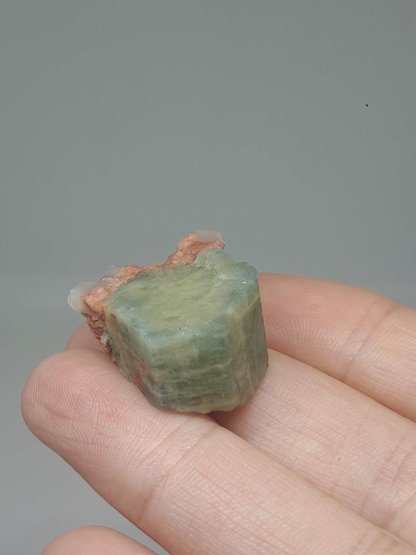 Aquamarine on Matrix (Karur) Rough Natural Crystal | Mineral Specimen #AQM49