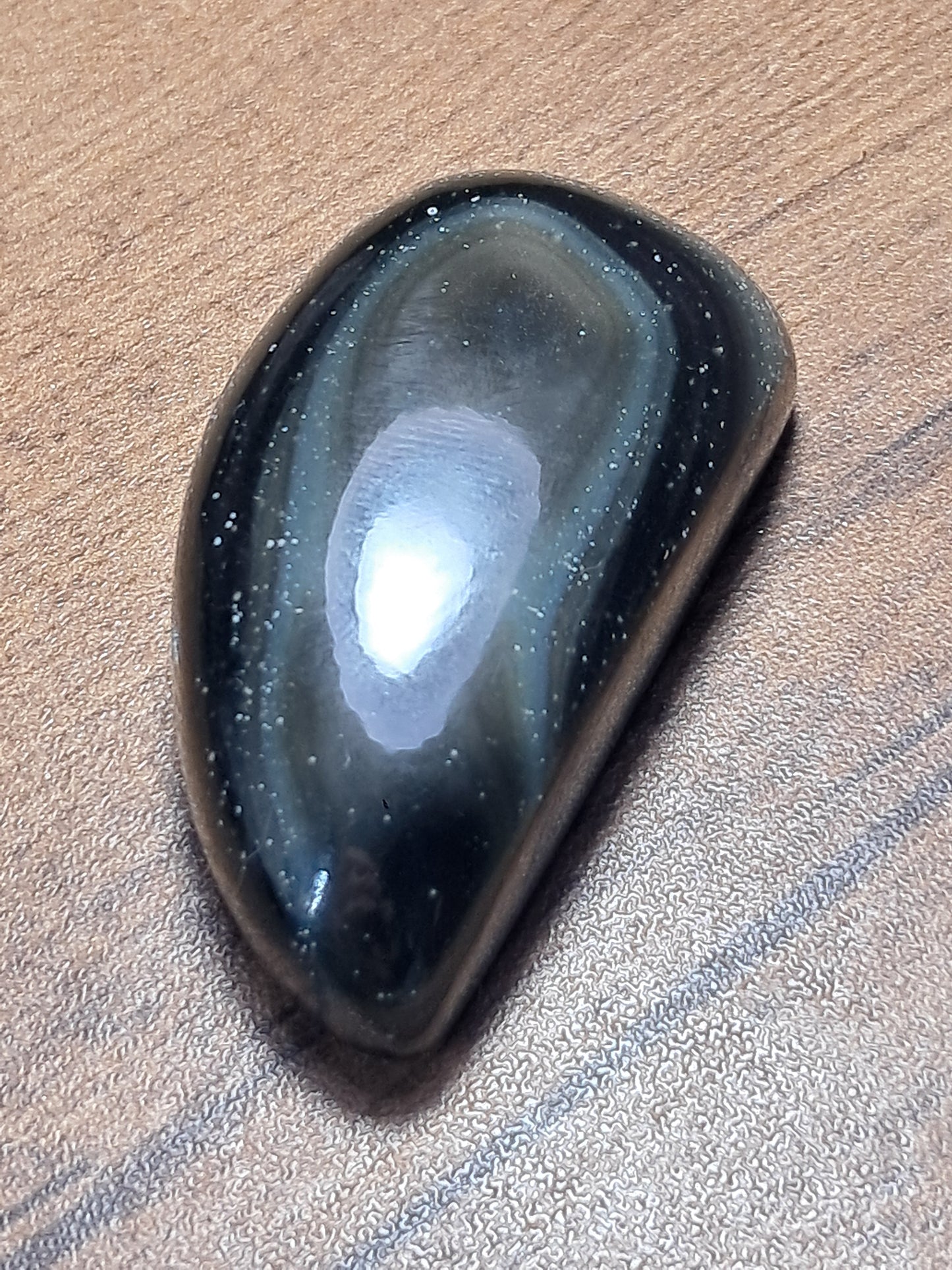 Rainbow Obsidian (Mexico) Natural Stone | Half Polished Half Rough #RO11