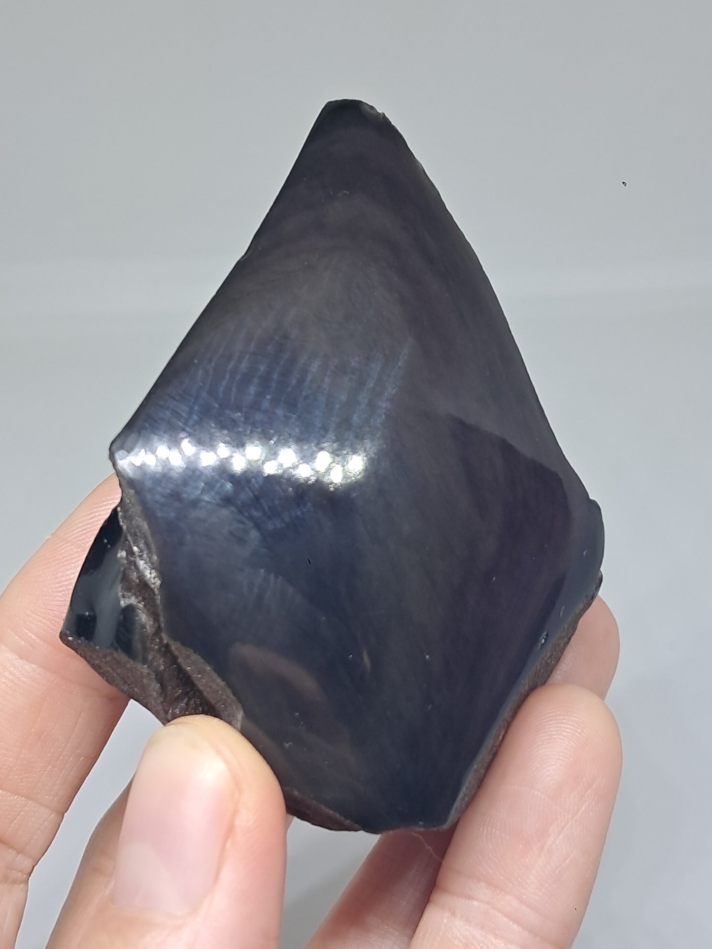 Rainbow Obsidian *Manto Huichol* (Mexico) Natural Stone | Half Polished Half Rough #RO8