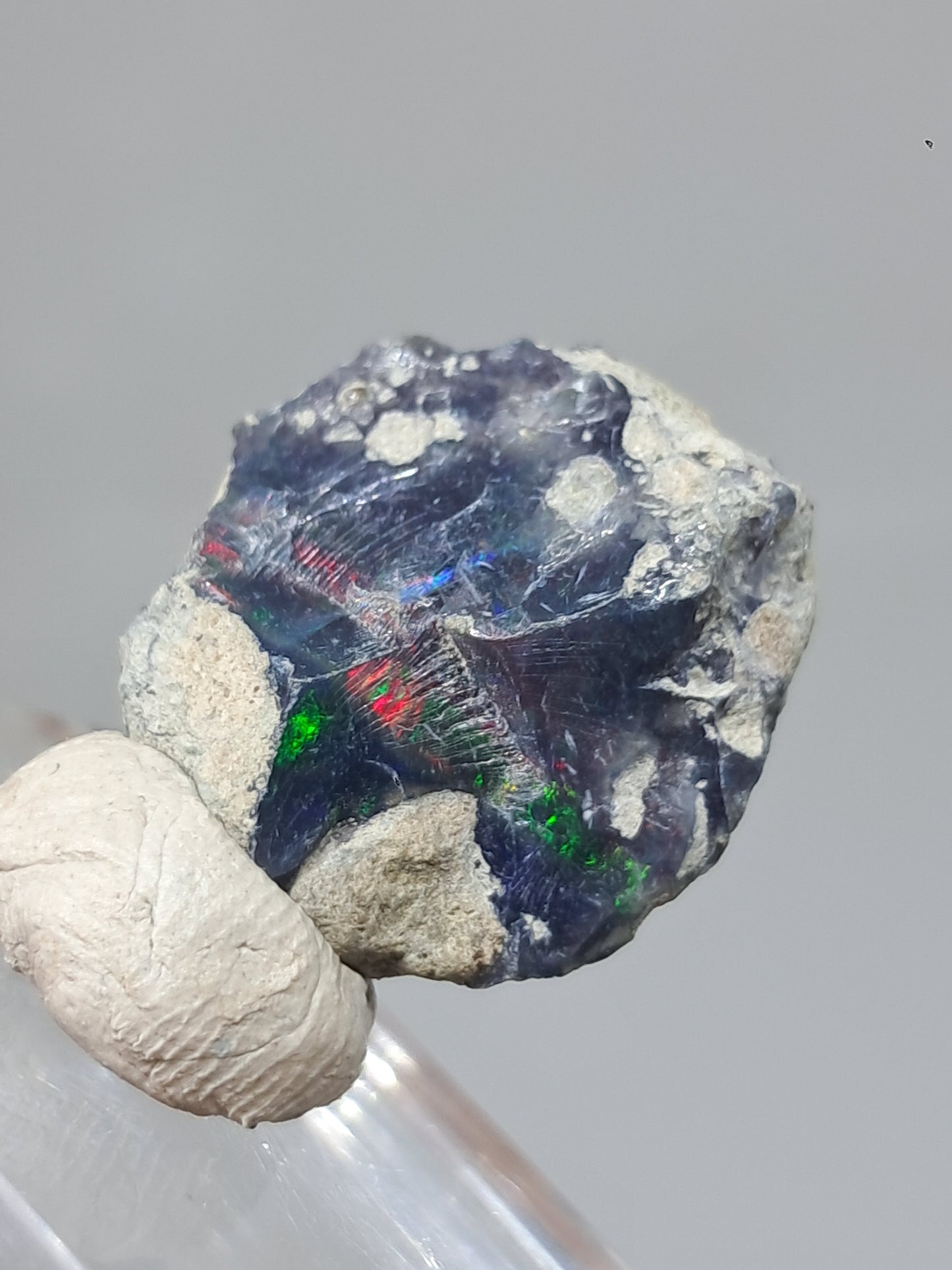 Natural Ethiopian Opal | Black Hydrophane Opal #OP26