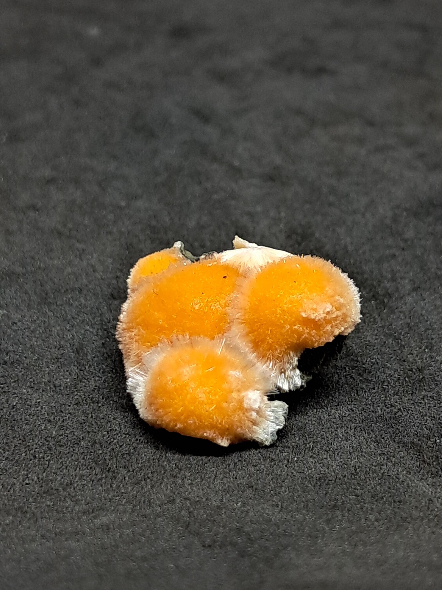 Muestra de mineral de Thomsonita con mesolita (Madhya Pradesh) | Zeolita n.° THM2