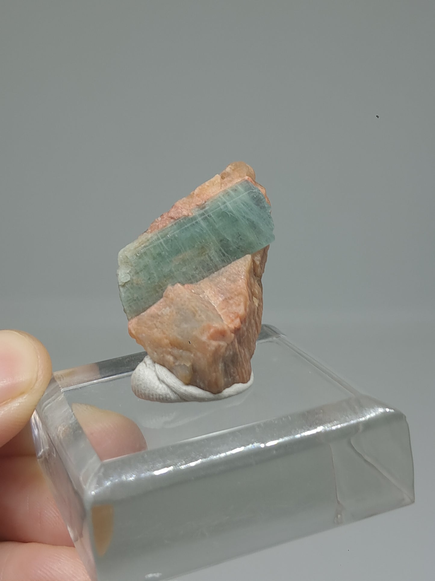Aquamarine on Matrix (Karur) Rough Natural Crystal | Mineral Specimen #AQM44