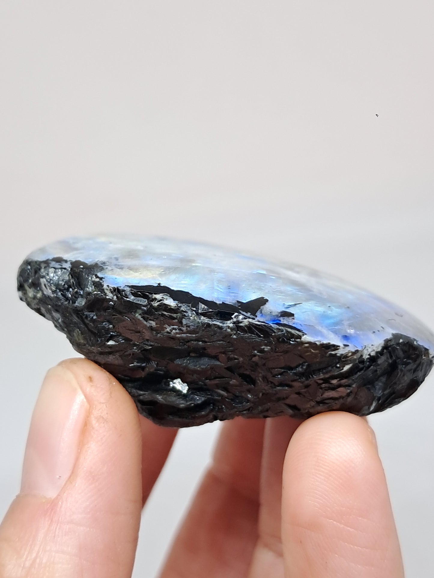 White Labradorite | Rainbow Moonstone *High Grade* (Tamil Nadu) Rough & Polished Stone | Natural Rock #MN24