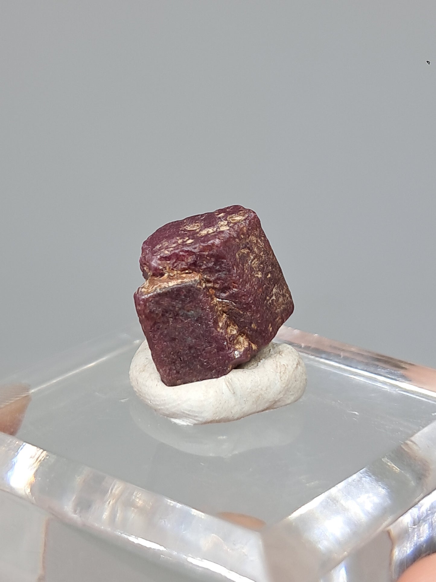Cristal de Rubí en Bruto (Tamil Nadu) Piedra Natural | Muestra Mineral #RB23