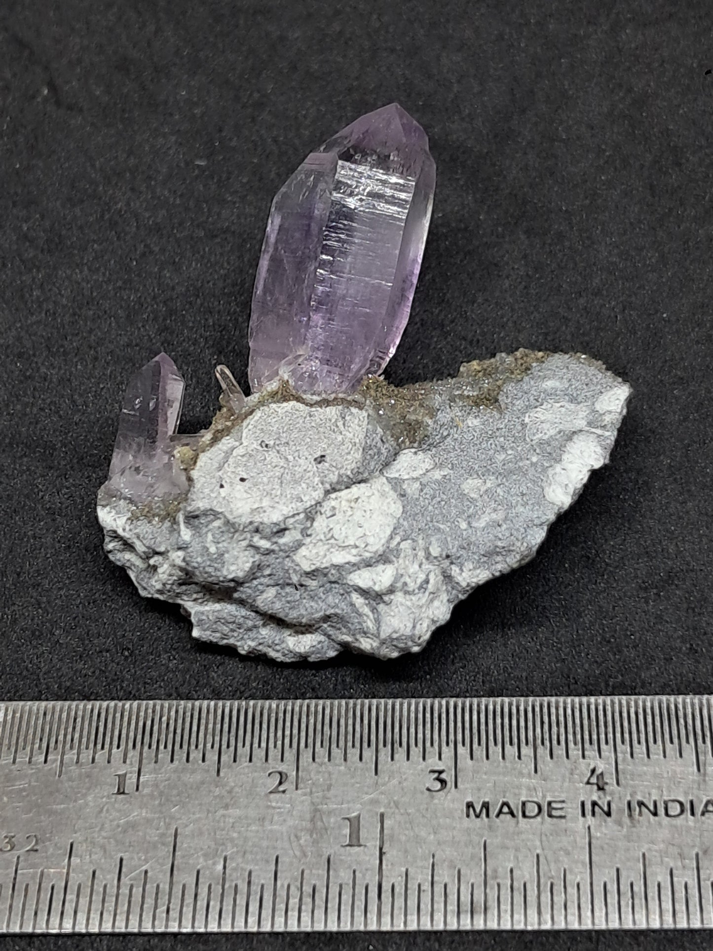 Veracruz Amethyst Crystal on Matrix (Mexico) | Natural Point | Mineral Specimen #VA13