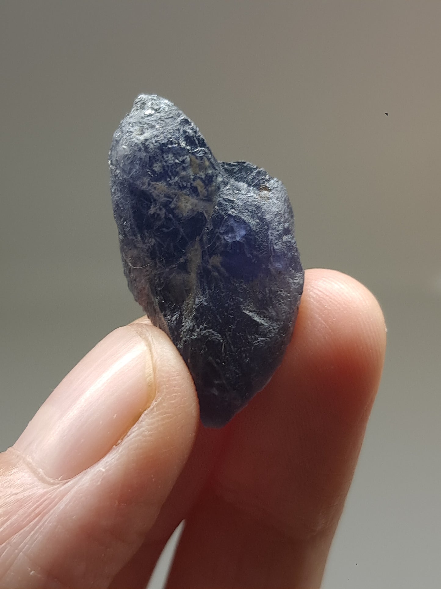 Rough Iolite Crystal (Karur) *Gem Quality* Cordierite | Excelent Pleochroism | Mineral Specimen #IO7