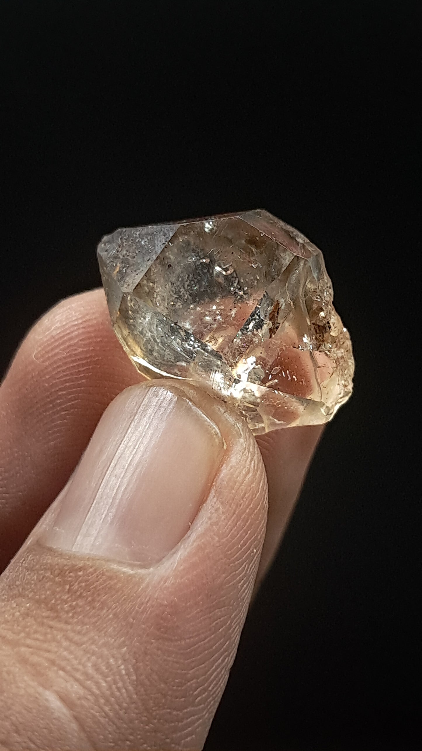 Smokey Quartz Biterminated (Karur) Raw Natural Crystal | Mineral Specimen #EQ26