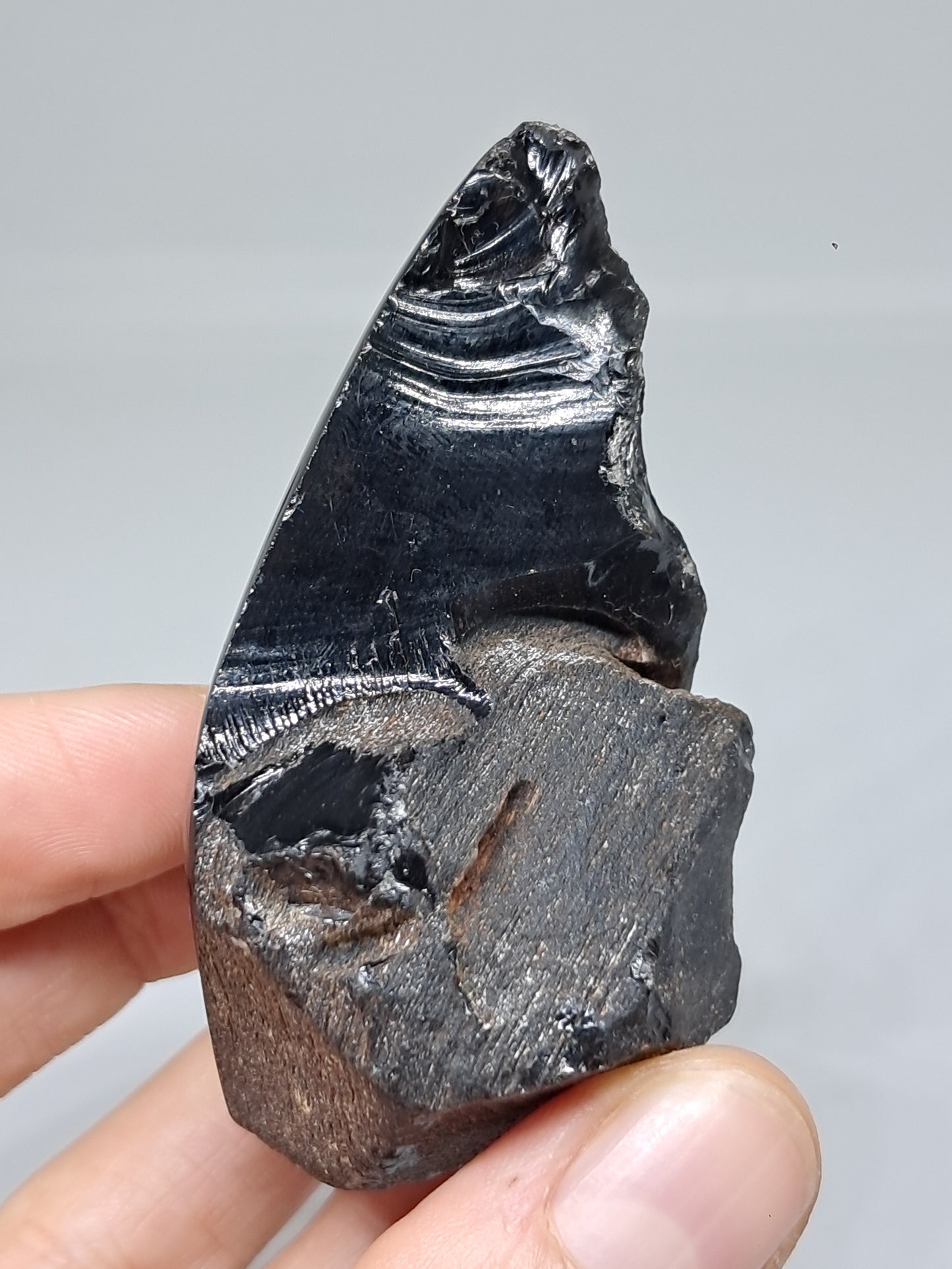 Rainbow Obsidian *Manto Huichol* (Mexico) Natural Stone | Half Polished Half Rough #RO8