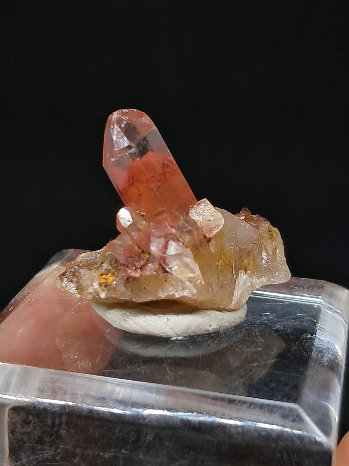 Hematite Phantom Quartz (Telangana) | Natural Crystal | Mineral Specimen #HPQ60