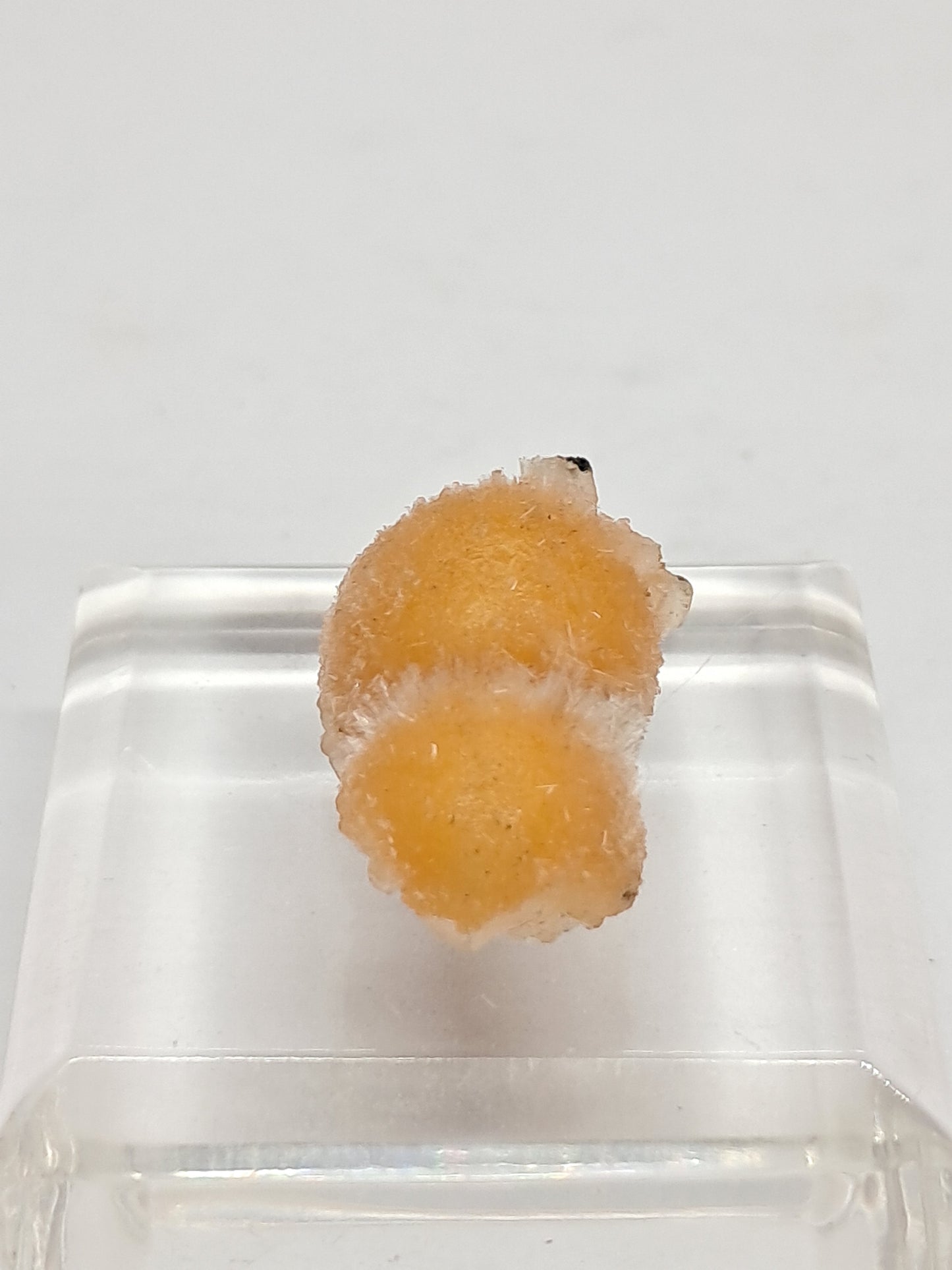Muestra de mineral de Thomsonita con mesolita (Madhya Pradesh) | Zeolita n.° THM1