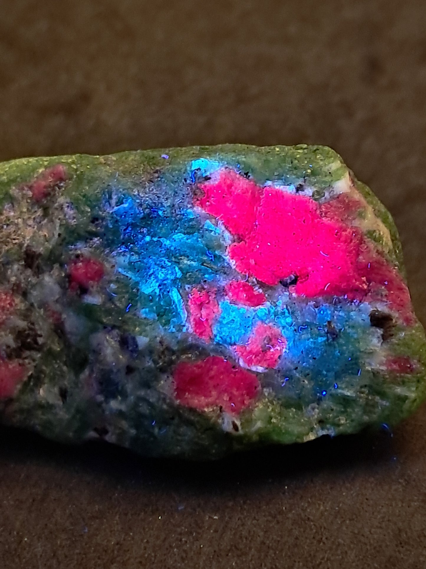 Ruby Zoisite w/ Hornblende (Tanzania) Rough Stone | Natural Specimen #RZ7