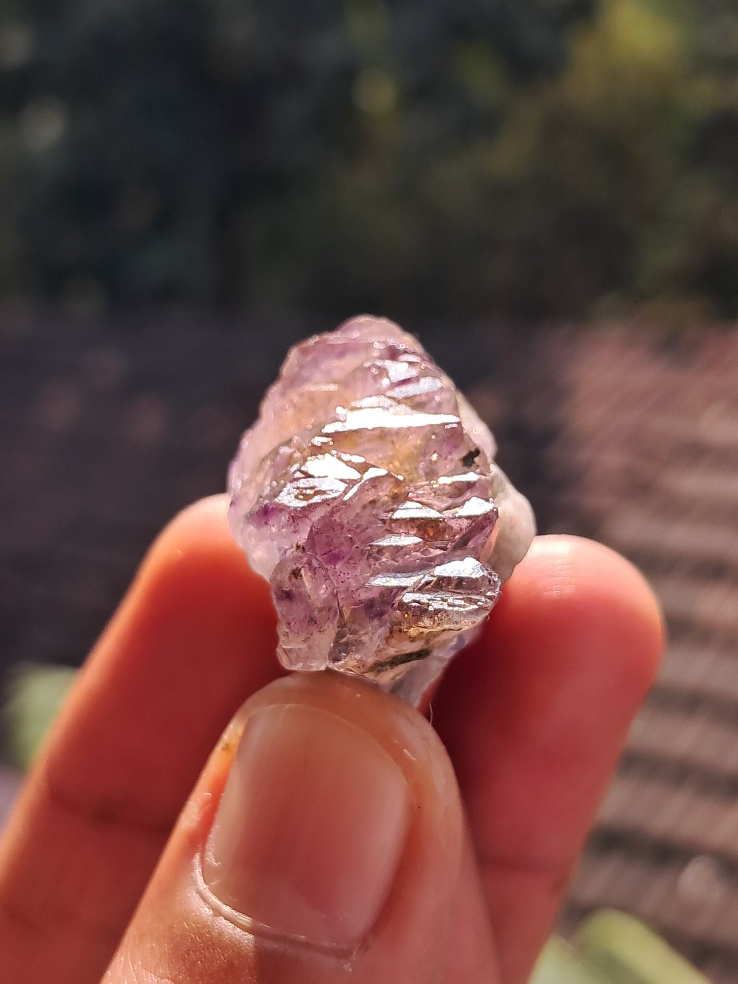 Amethyst Scepter from Karur | Super Seven Inclusions | Natural Crystals | Mineral Specimen #KA173