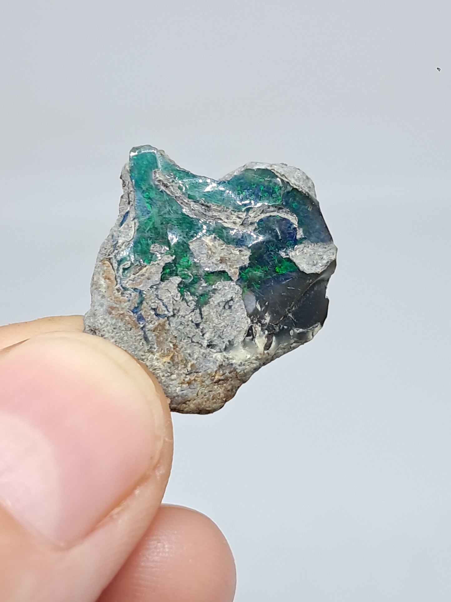 Natural Ethiopian Opal | Black Hydrophane Opal #OP27