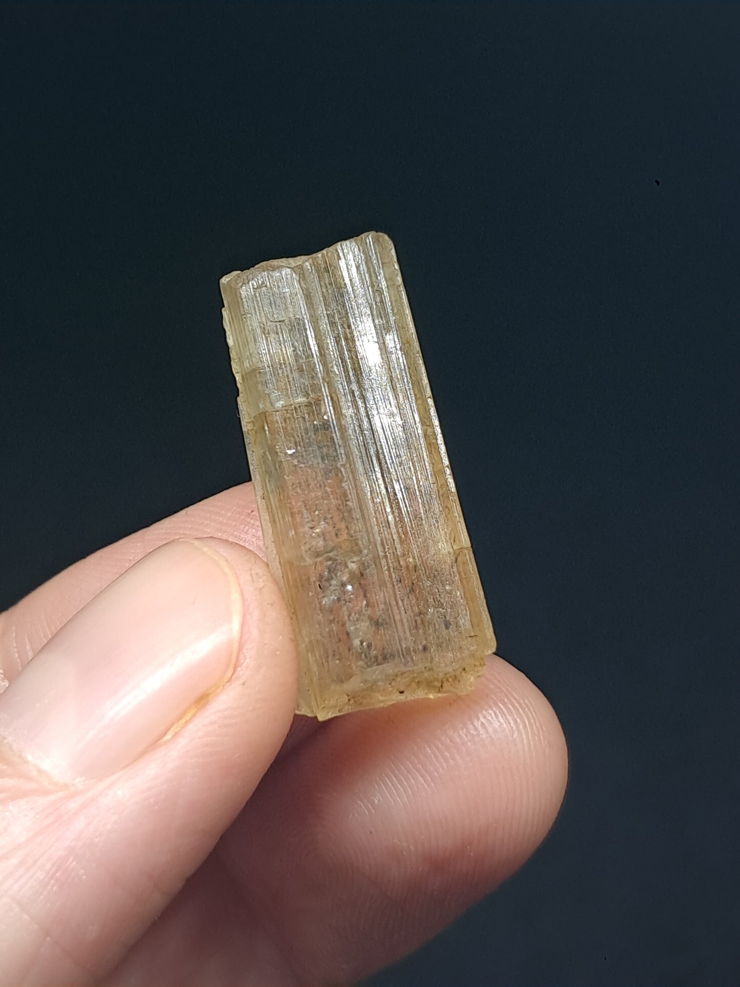 Fluorescent Natural Scapolite Crystal (Karur) UV Reactive | Rough Stone | Mineral Specimen #SCP13