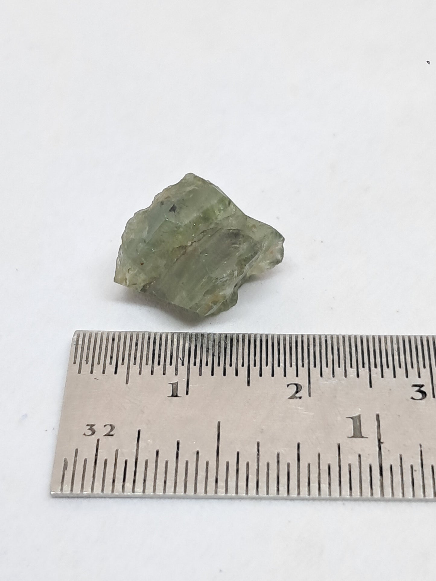 Natural Greenish-Blue *Teal* Sapphire Crystal (Karur) Rough Stone | Mineral Specimen #SP35