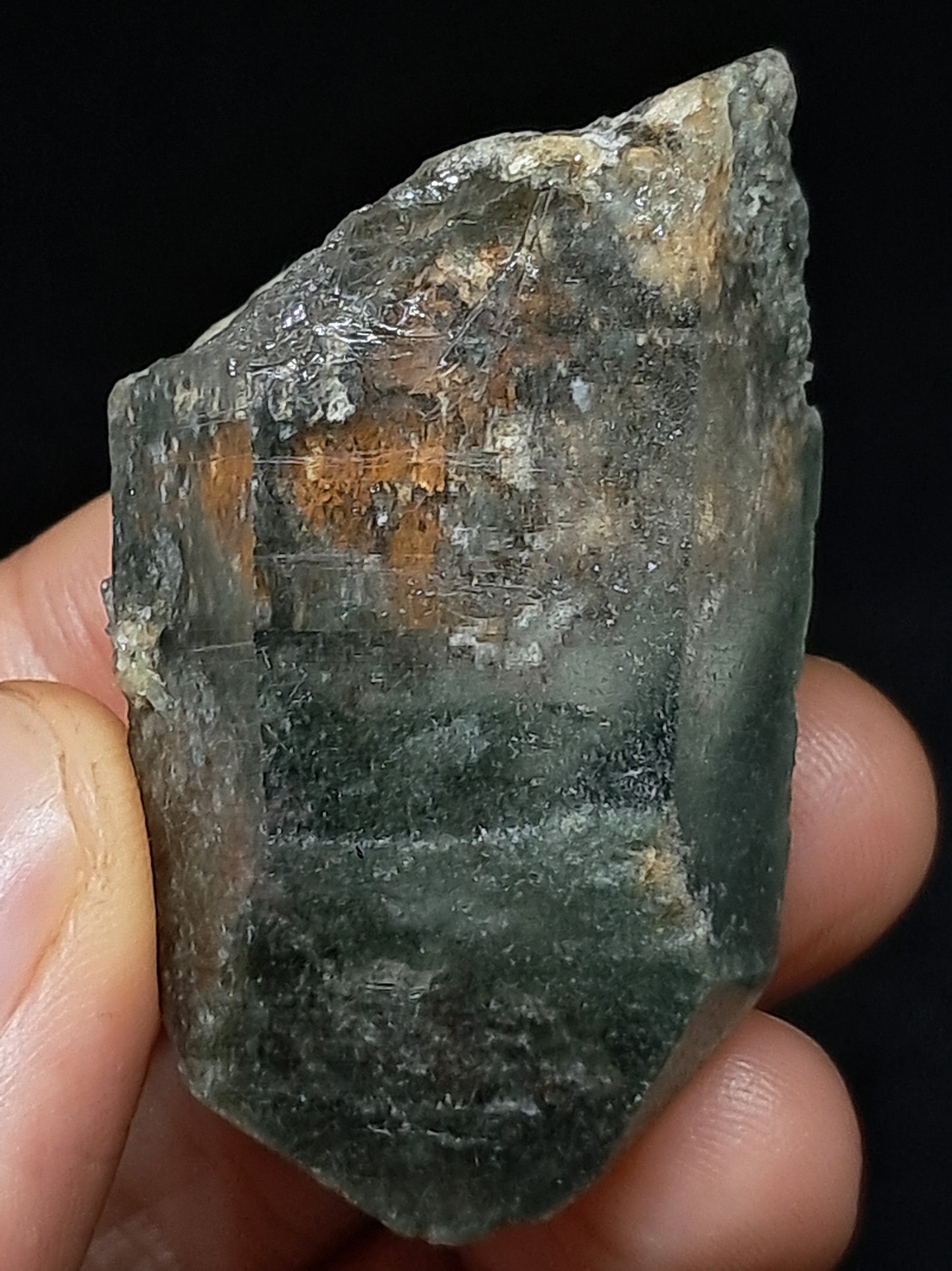 Chlorite Phantom Quartz (Kullu) Natural Point | Garden Chamanic Crystal #CQ74