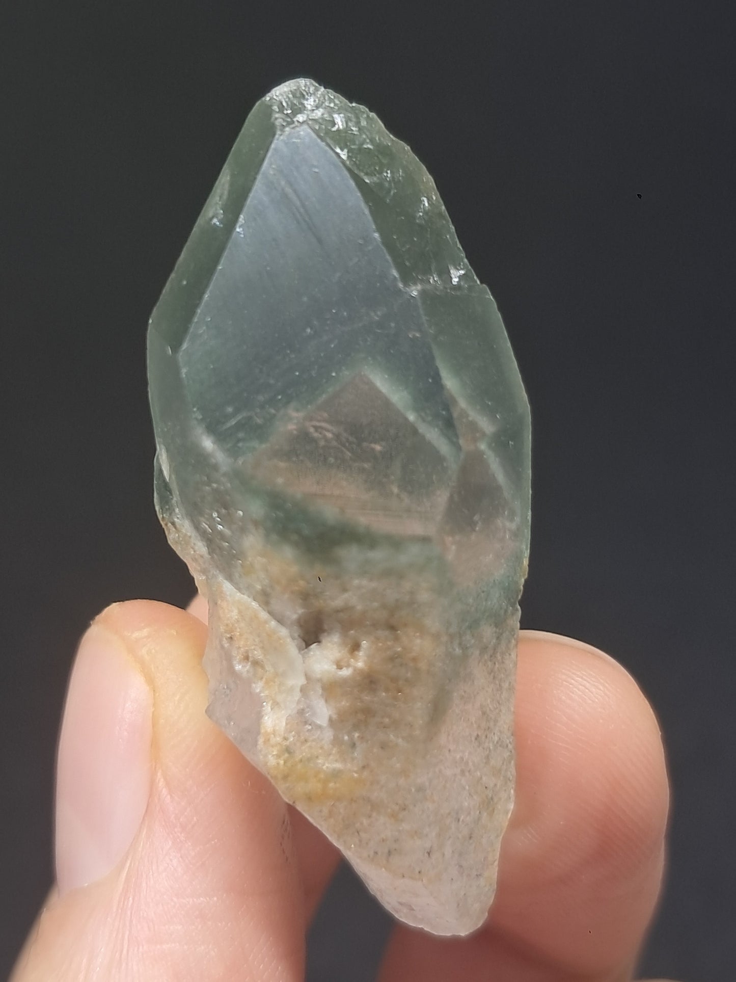 Chlorite Quartz Phantom (Kullu) Natural Point | Garden Chamanic Crystal #CQ65