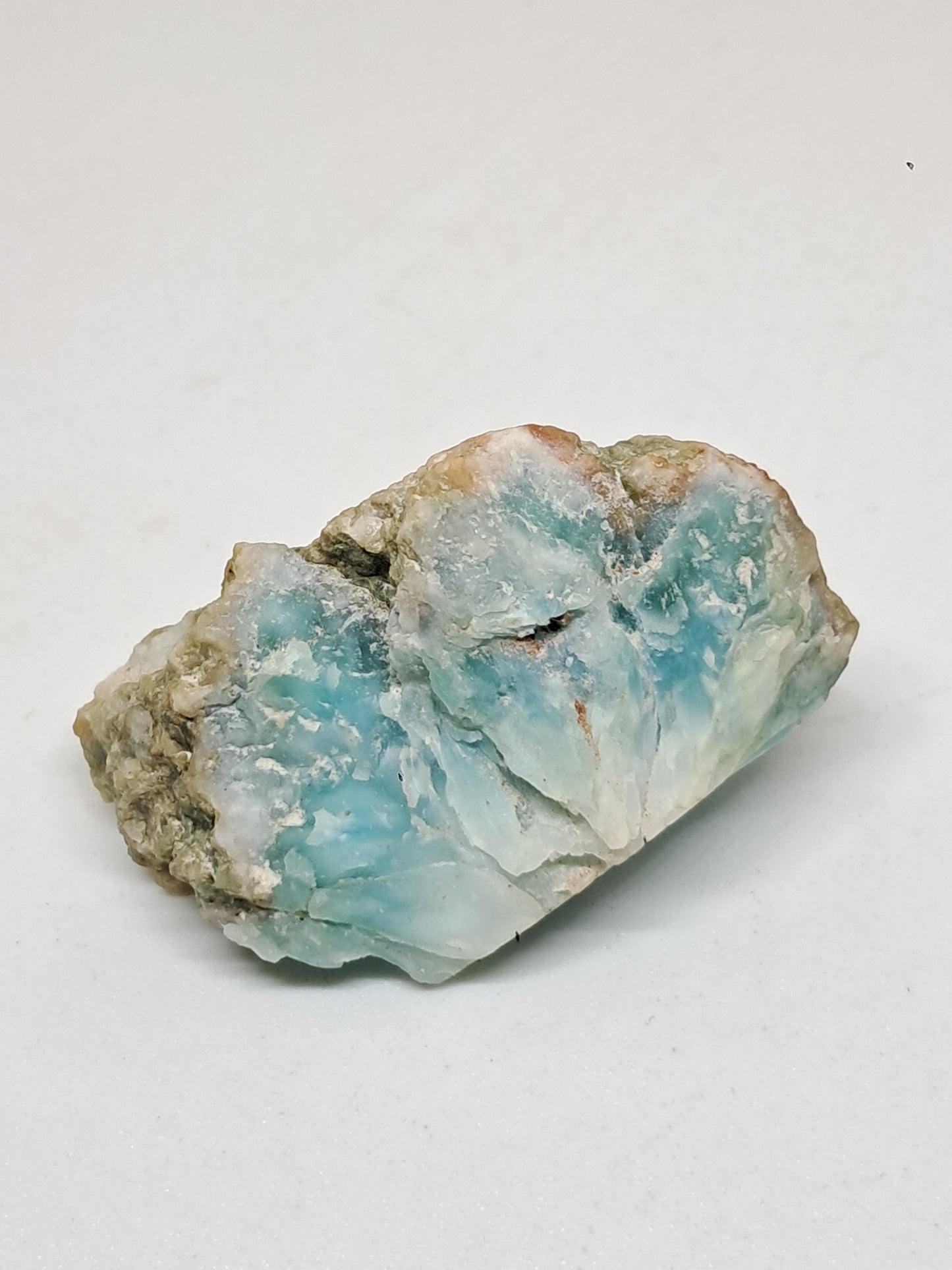Trozo de Larimar (República Dominicana) en bruto | Roca natural n.° LM22