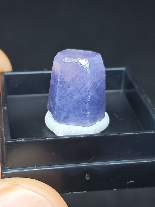 Natural Sapphire w/ Record Keeper (Madagascar) Rough Stone | Mineral Specimen #SP47