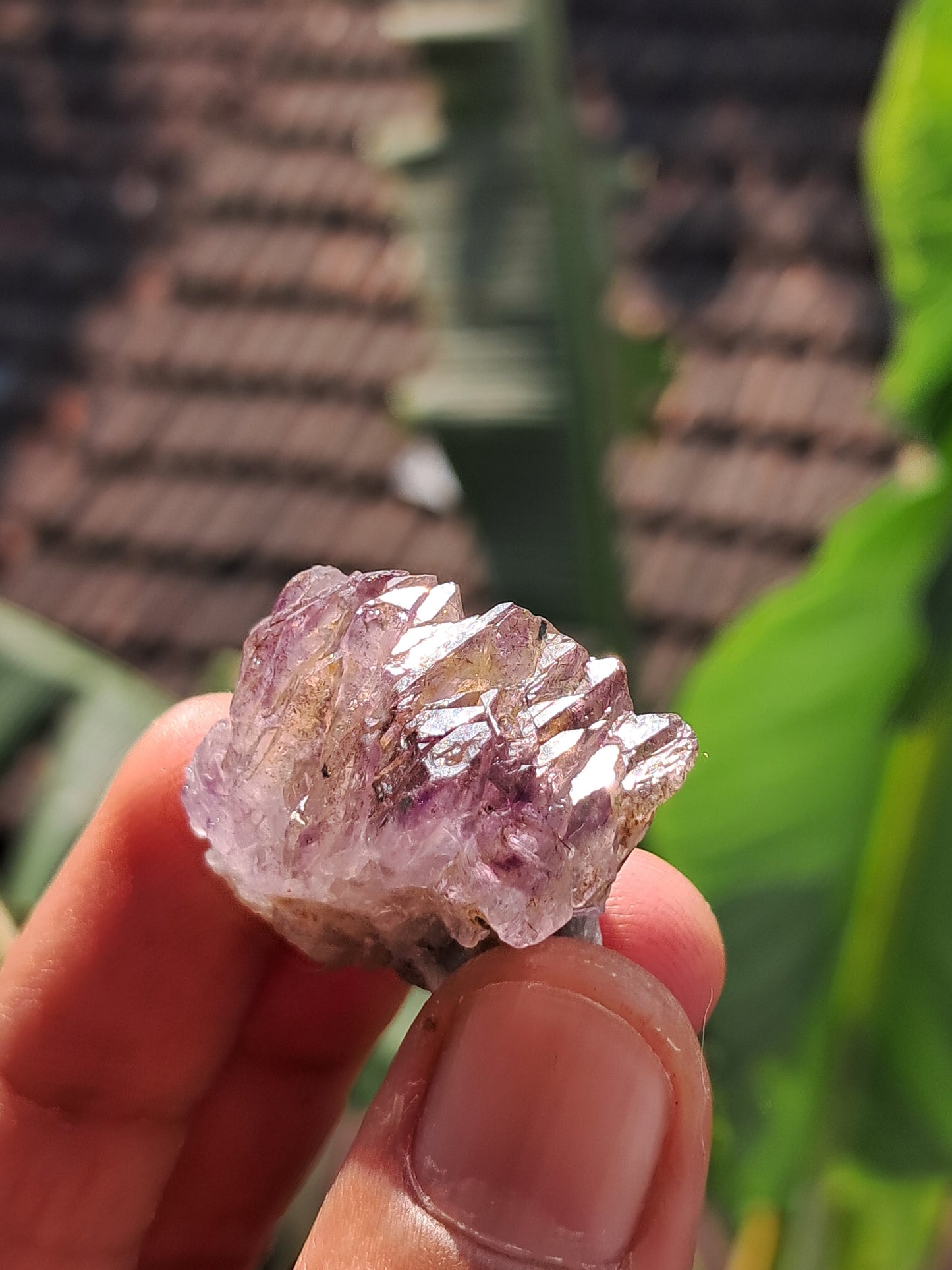 Amethyst Scepter from Karur | Super Seven Inclusions | Natural Crystals | Mineral Specimen #KA173