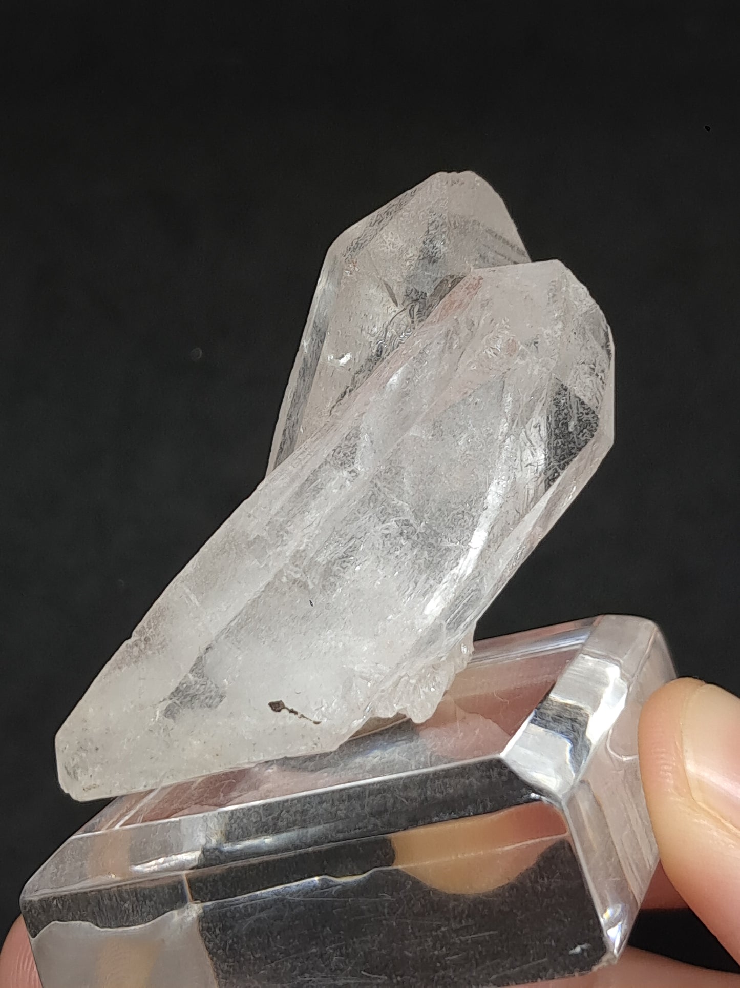 Himalayan Clear Quartz *Hug* & *Self-Healed* Formation | Natural Crystal | Mineral Specimen #CH83