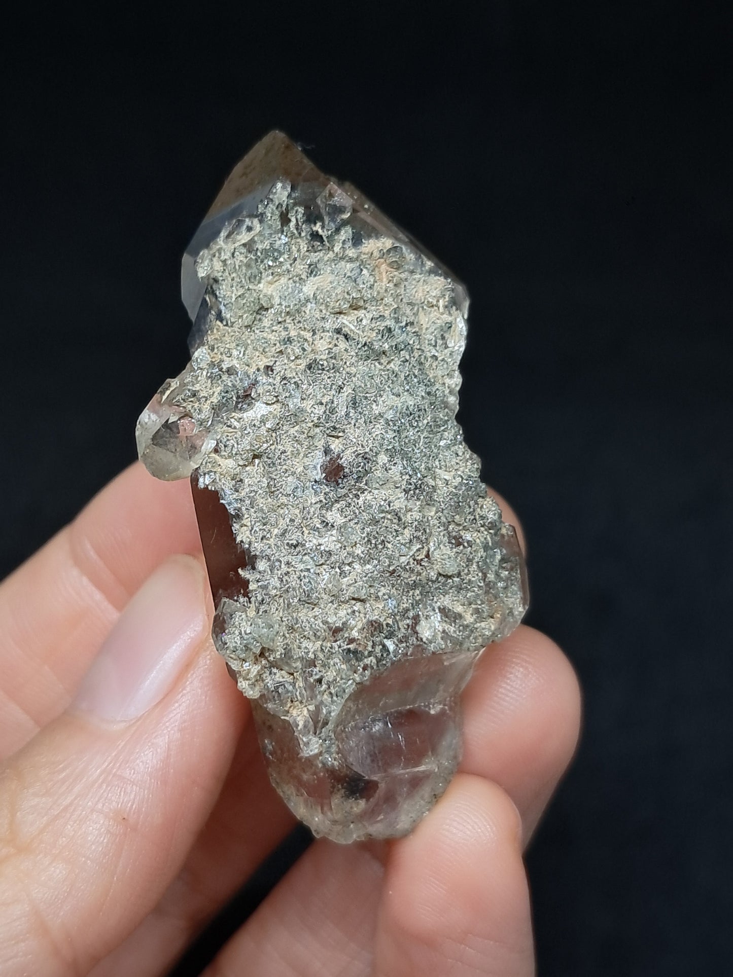 Chlorite Phantom Quartz (Kullu) Natural Crystal | Garden Chamanic #CQ80