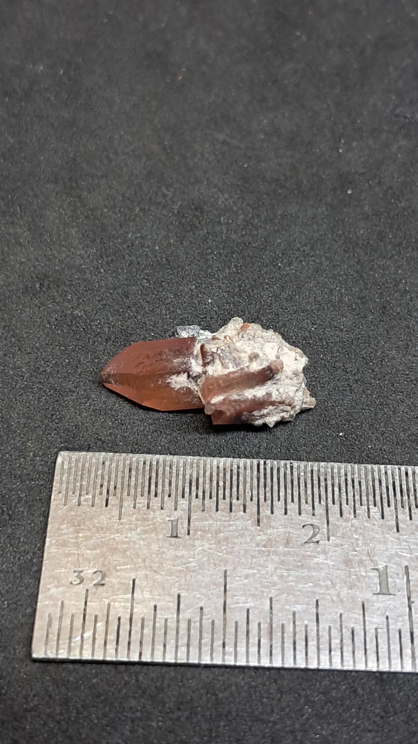 Natural Topaz Crystal (Mexico) Red-Orange Colour | Rare Gemstone | Mineral Specimen #TPZ33