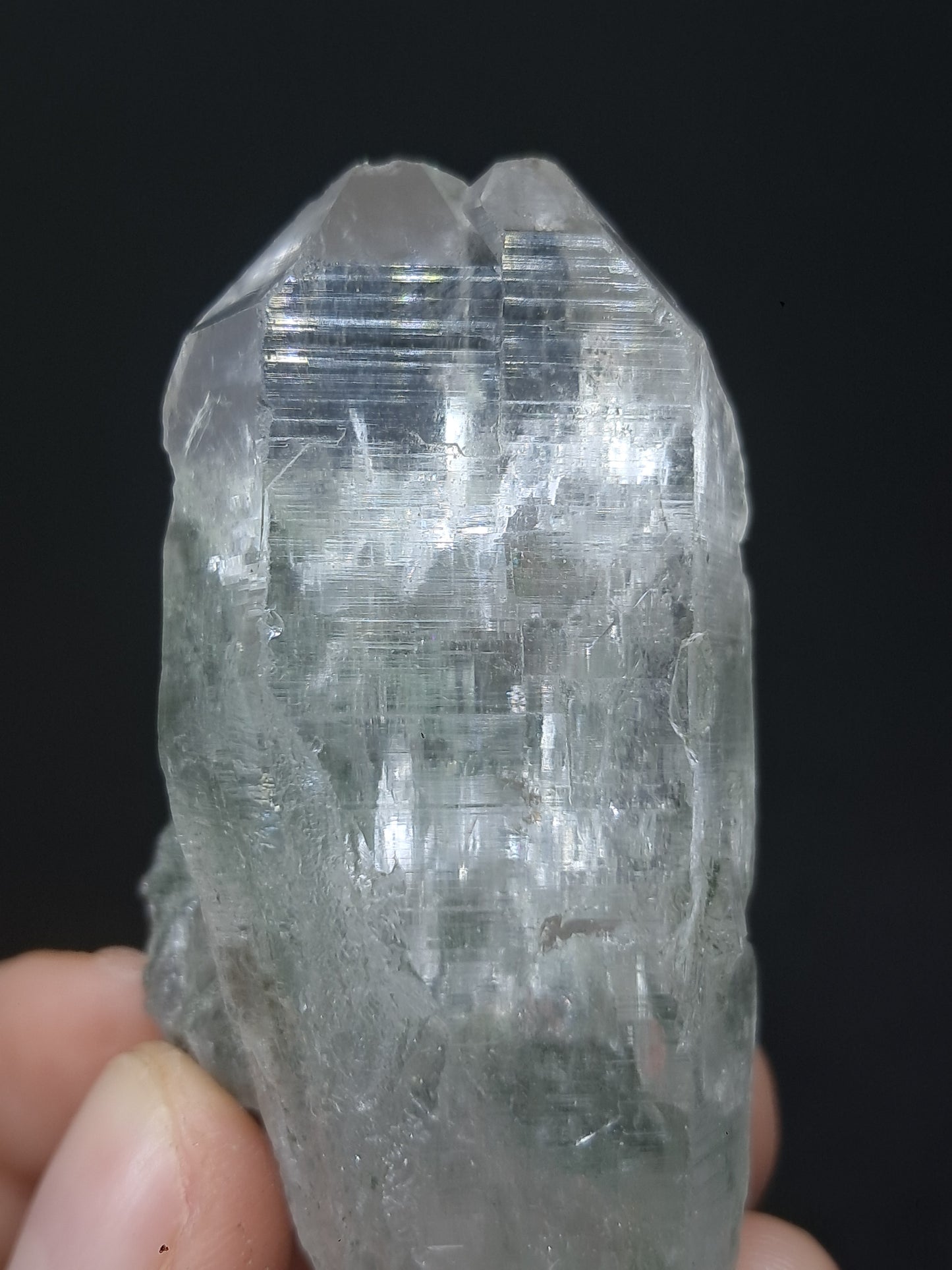 Chlorite Quartz (Kullu) Natural Point | Garden Chamanic Crystal #CQ61