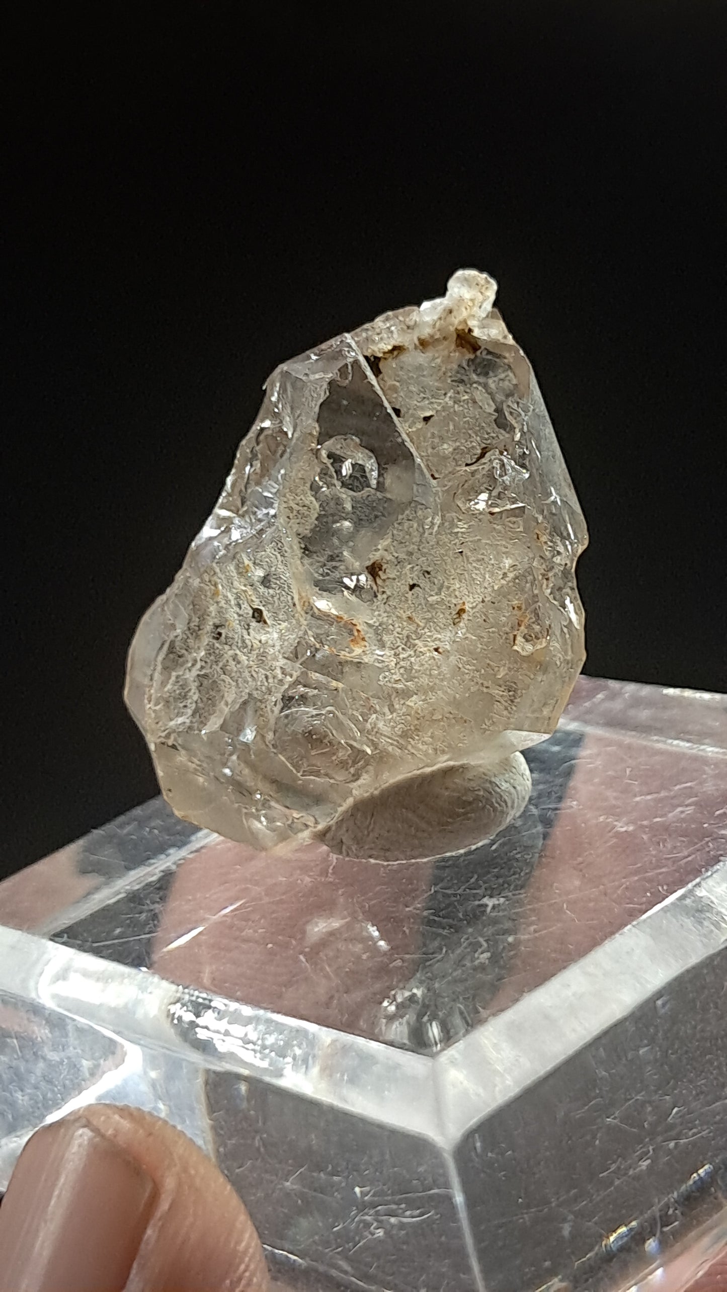 Elestial Smokey Quartz Scepter (Karur) Raw Natural Crystal | Mineral Specimen #EQ22