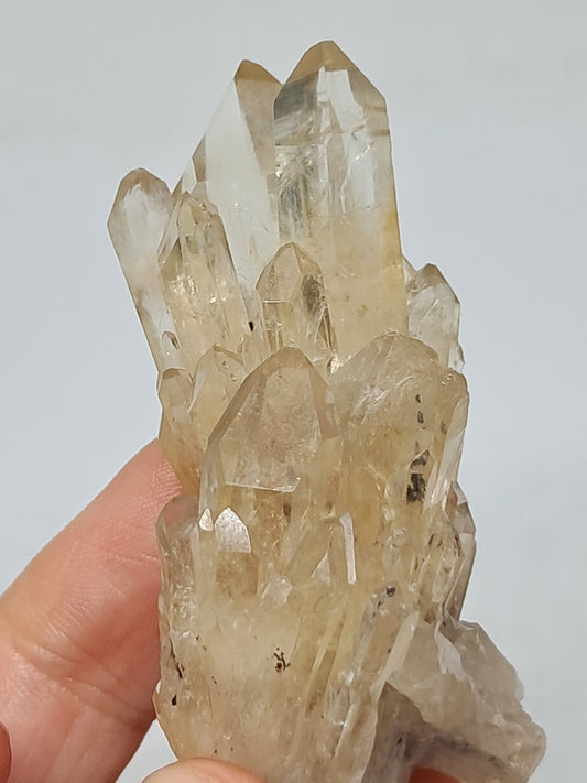 Natural Citrine "Kundalini" (Democratic Republic of Congo) Crystal Point | Mineral Specimen #CTN9