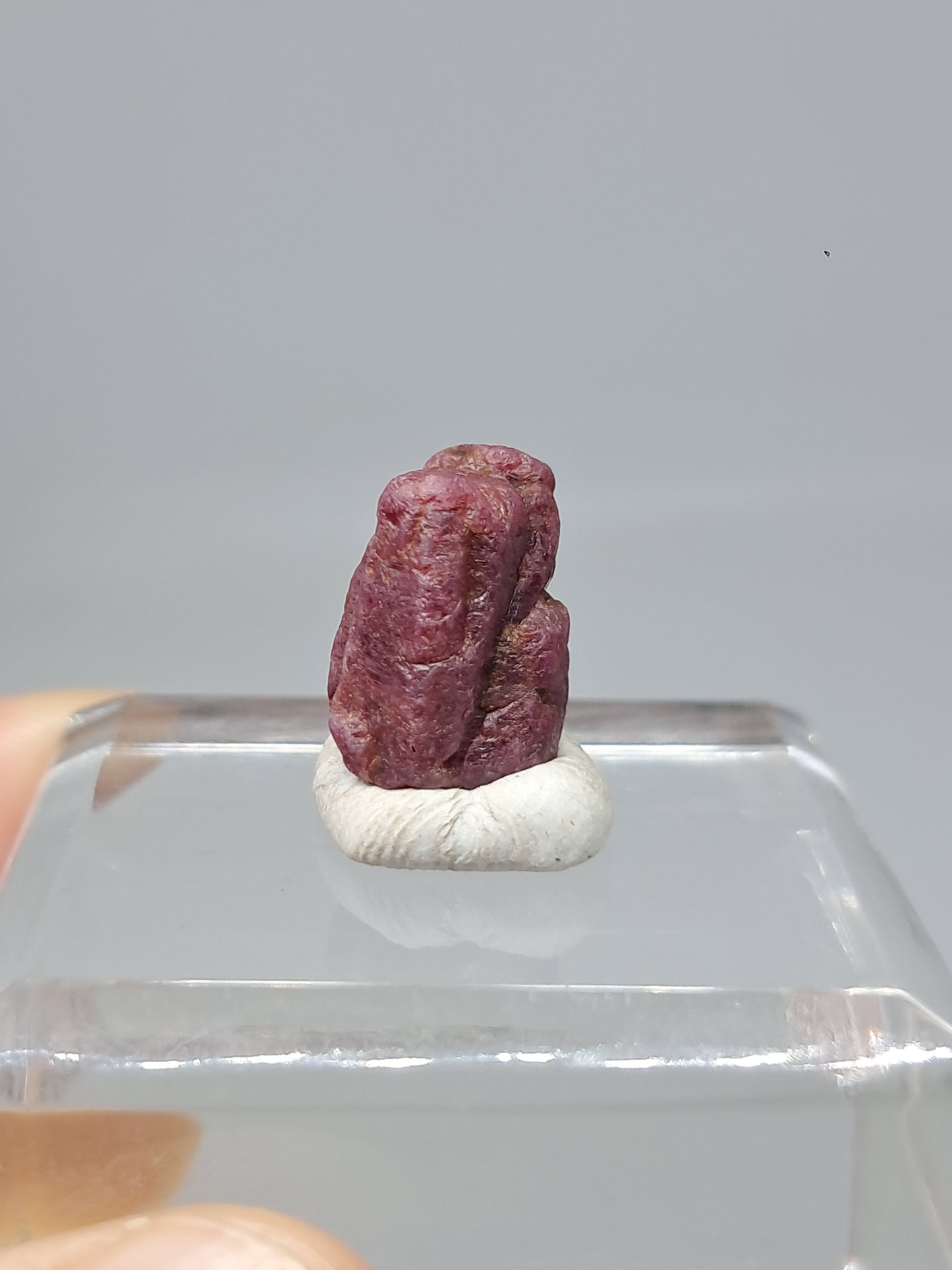 Rough Ruby Crystal (Tamil Nadu) Natural Stone | Mineral Specimen #RB20