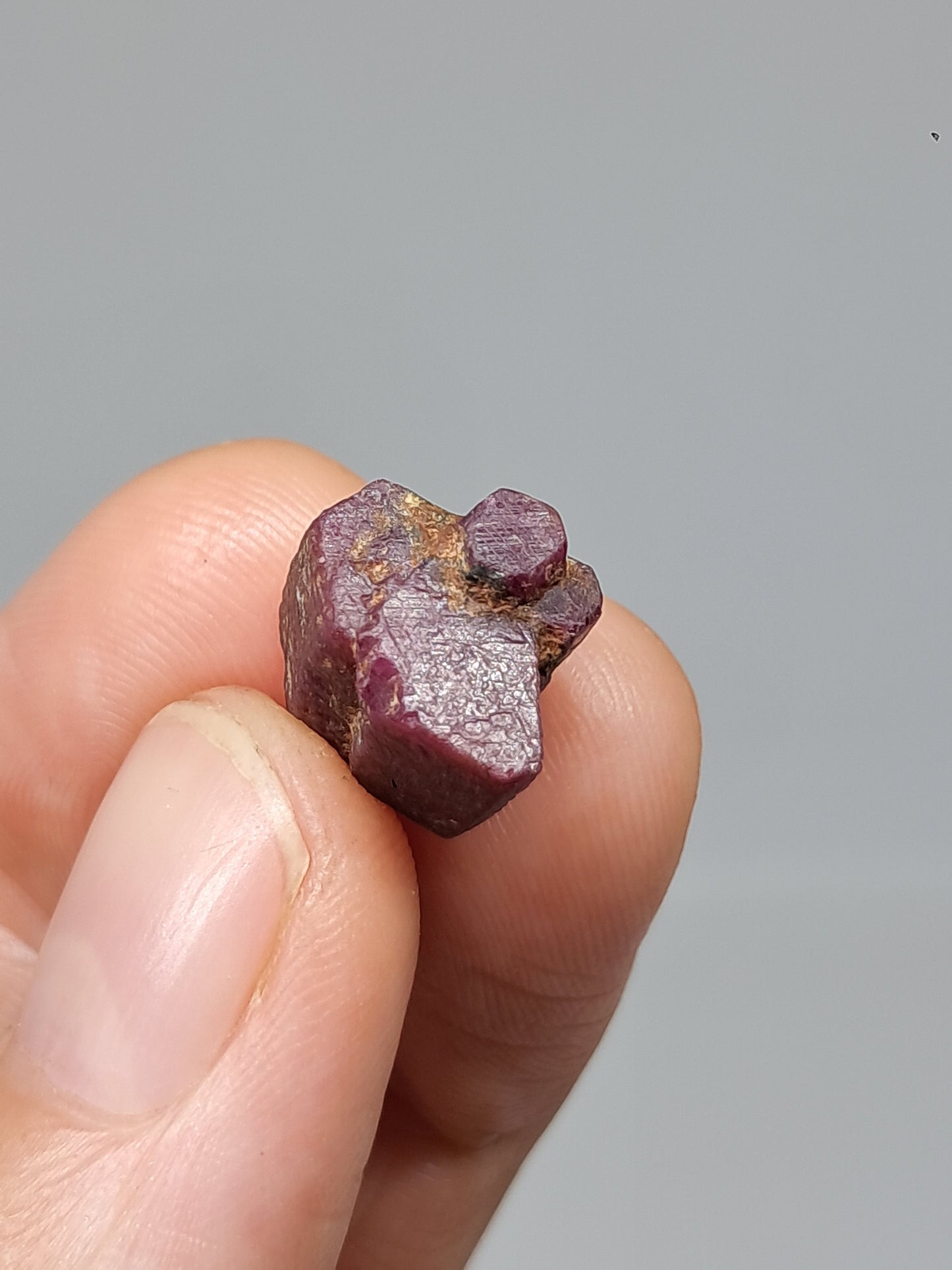 Cristal de Rubí en Bruto (Tamil Nadu) Piedra Natural | Muestra Mineral #RB23