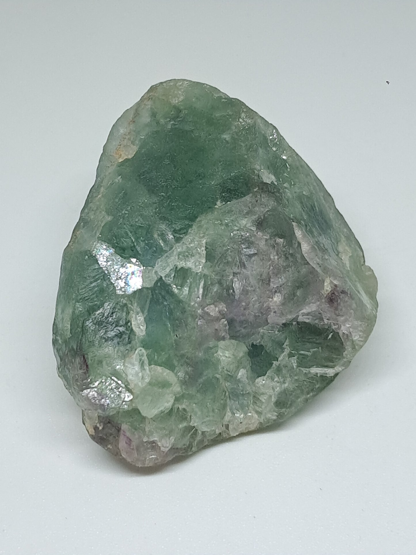 Rough Rainbow Fluorite Stone | Natural Crystal | Mineral Specimen #FL6