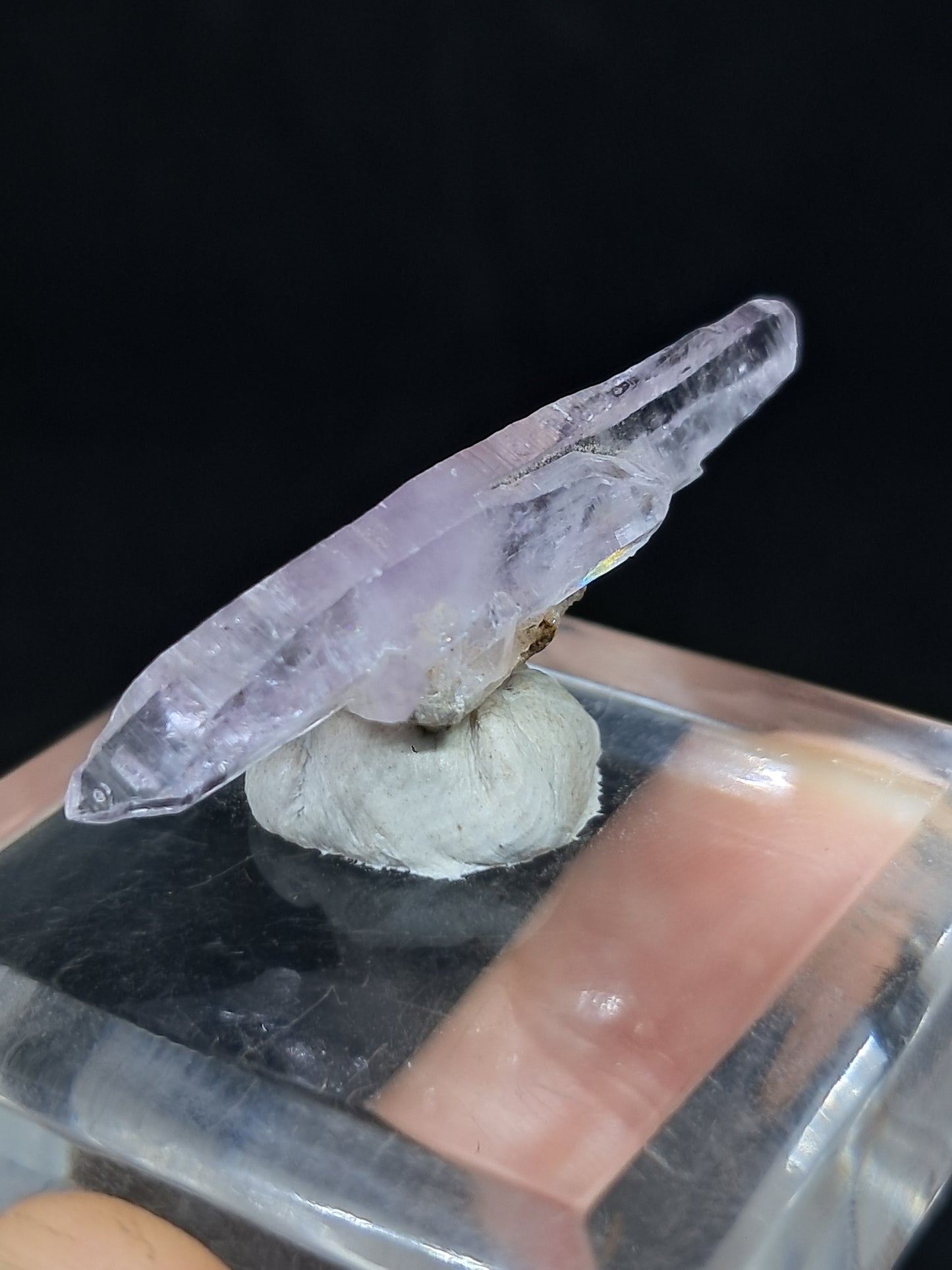 Cuarzo Amatista de Veracruz Biterminado (México) | Cristal Natural | Muestra Mineral #VA50
