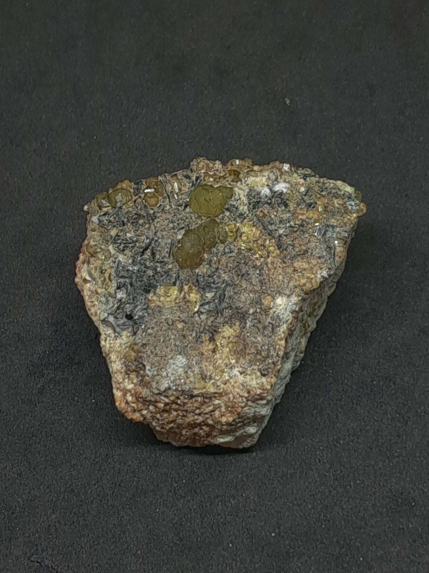 Green Garnet on Matrix (Mexico) Andradite Garnet Cluster |Rough Crystal Stone | Mineral Specimen #GR24
