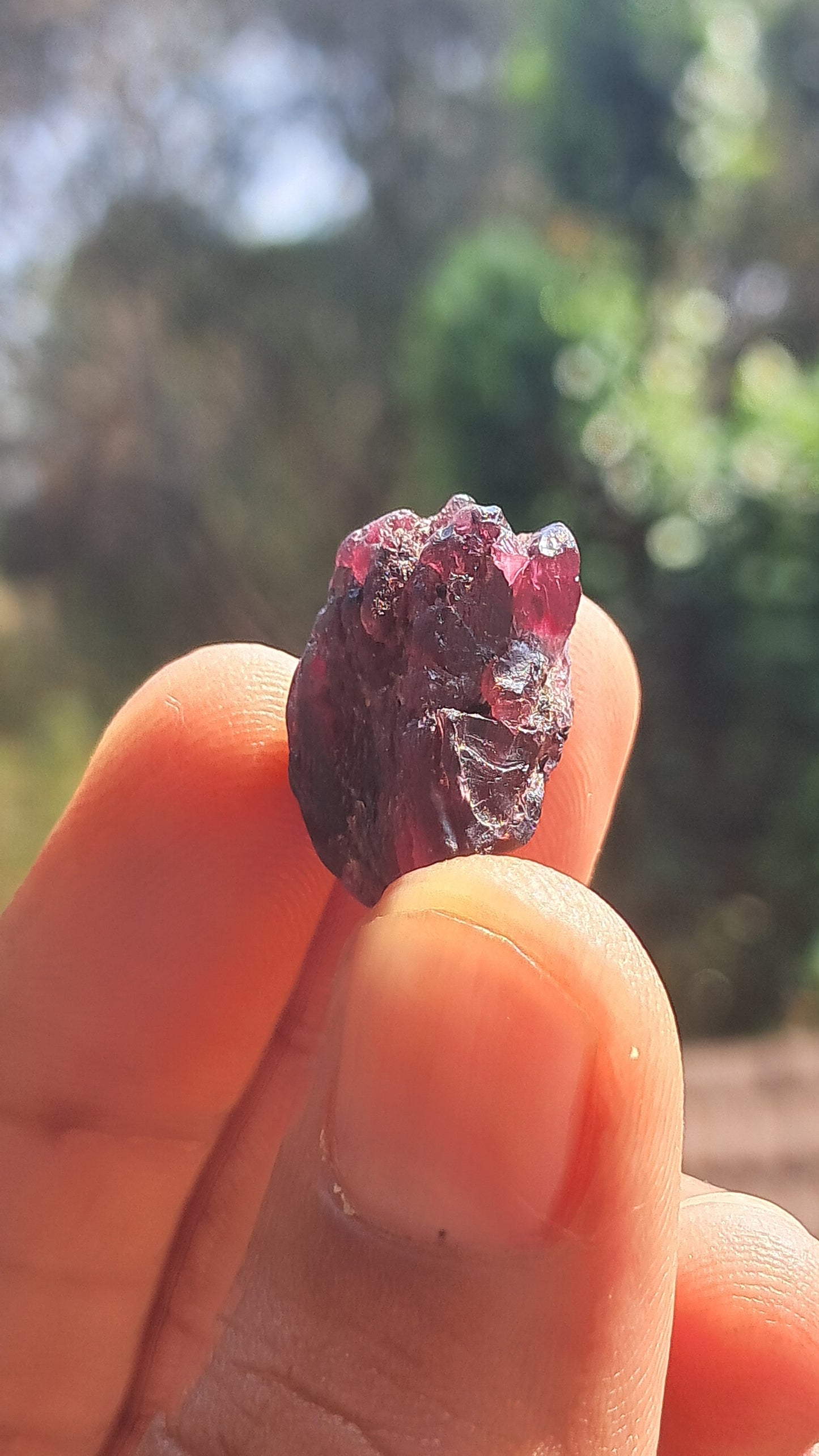 Granate Rojo (Karur) | Pulido por el río | Piedra Natural #RG6