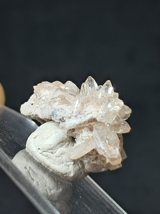 Topacio natural en racimo (México), piedra preciosa rara | Ejemplar mineral n.° TPZ9