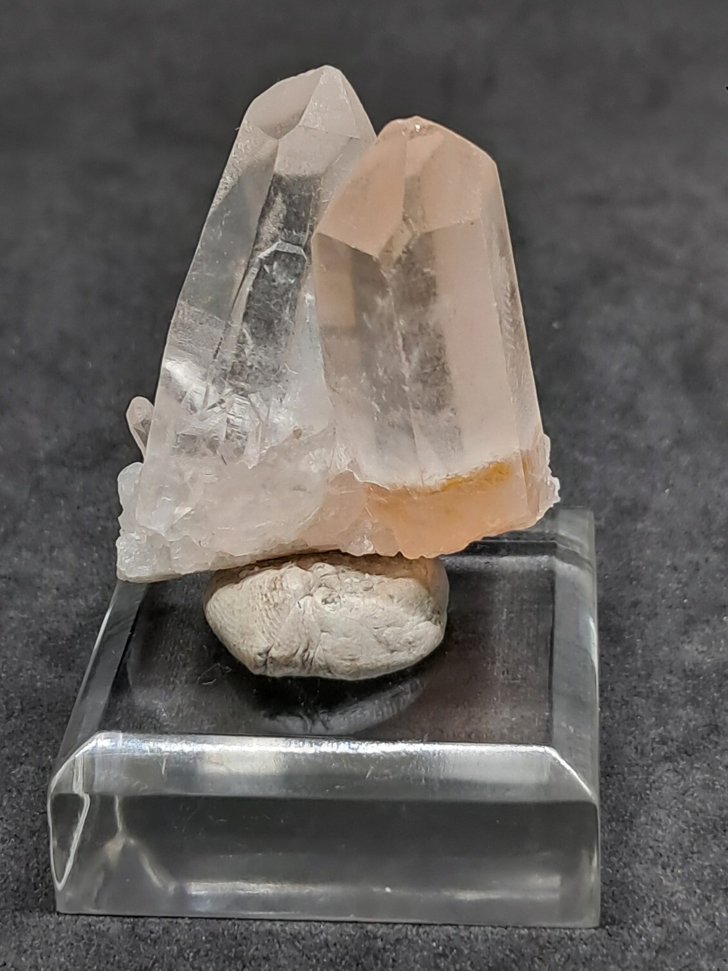 Cúmulo de cuarzo del Himalaya | Punta de cristal natural | Ejemplar mineral n.° CH63