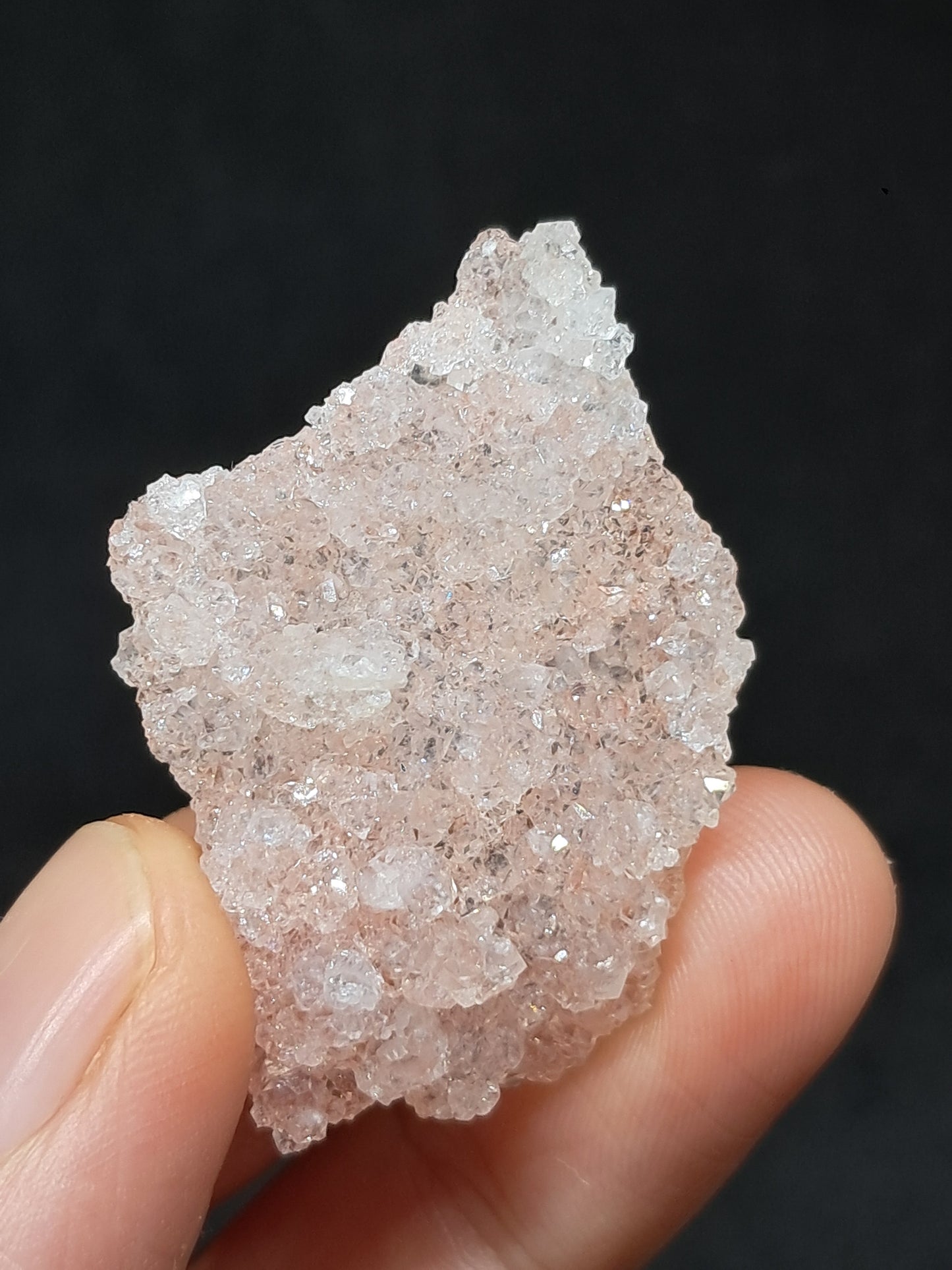 Pink Apophyllite On Quartz Floater Cluster (Ajanta) Natural Crystal | Mineral Specimen #APP4