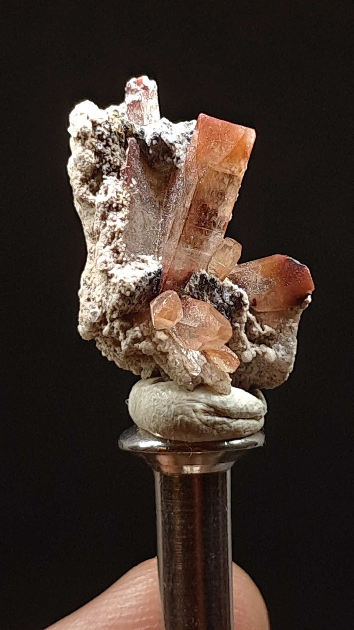 Natural Topaz Crystal Cluster (Mexico) Champagne Colour | Rare Gemstone | Mineral Specimen #TPZ37