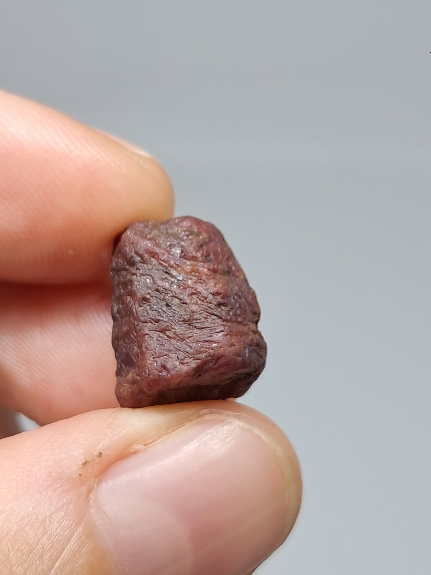 Rough Ruby Crystal (Tamil Nadu) Natural Stone | Mineral Specimen #RB18